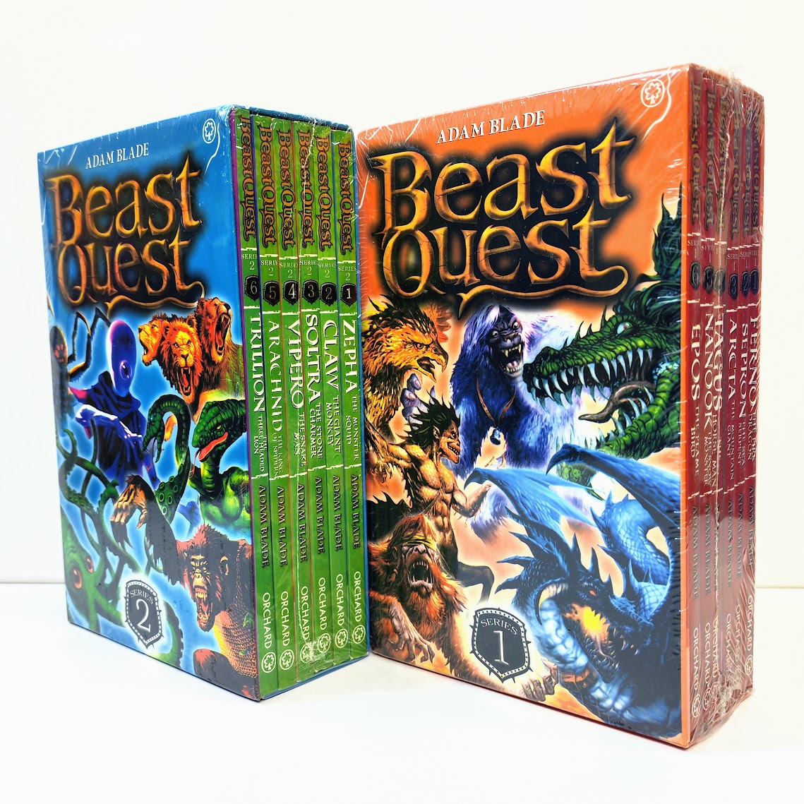 Beast Quest 1-2 2 set 12 books |追擊野獸小說12冊 冒險刺激 章節橋梁書B170	