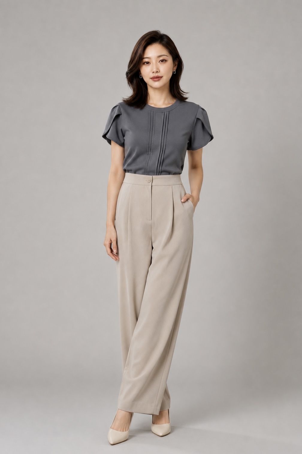 30839-1 Elodie Scarf Detail Blouse