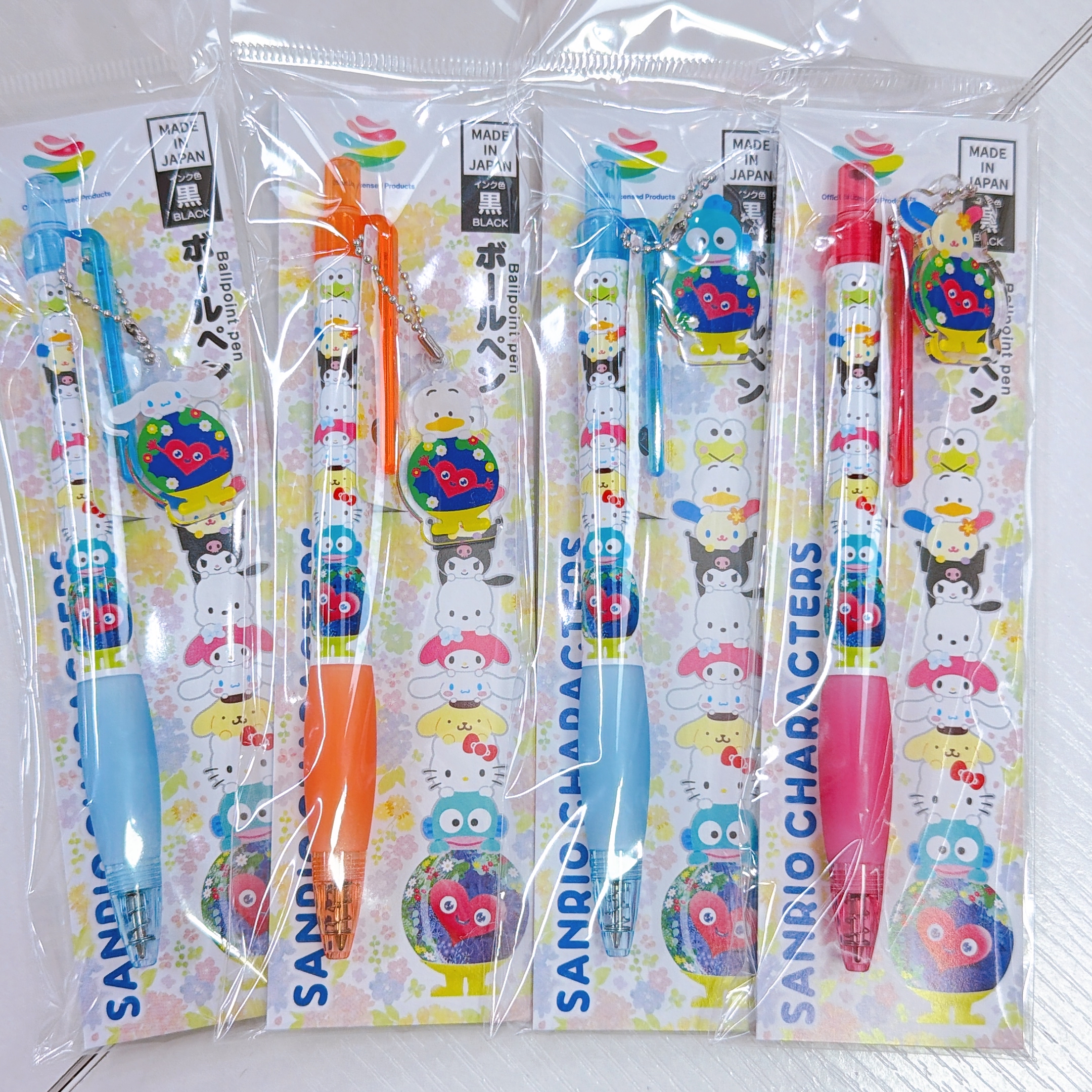 日本直送本製造sanrio黑色原子筆