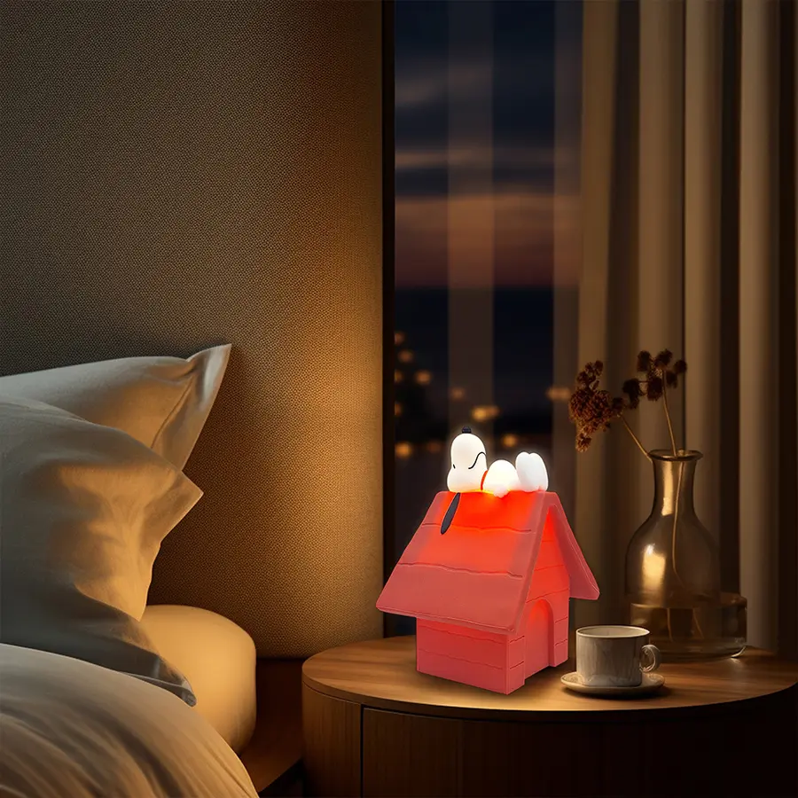 📦訂購 台灣代購 SNOOPY 史努比 紅屋造型聲控拍拍夜燈