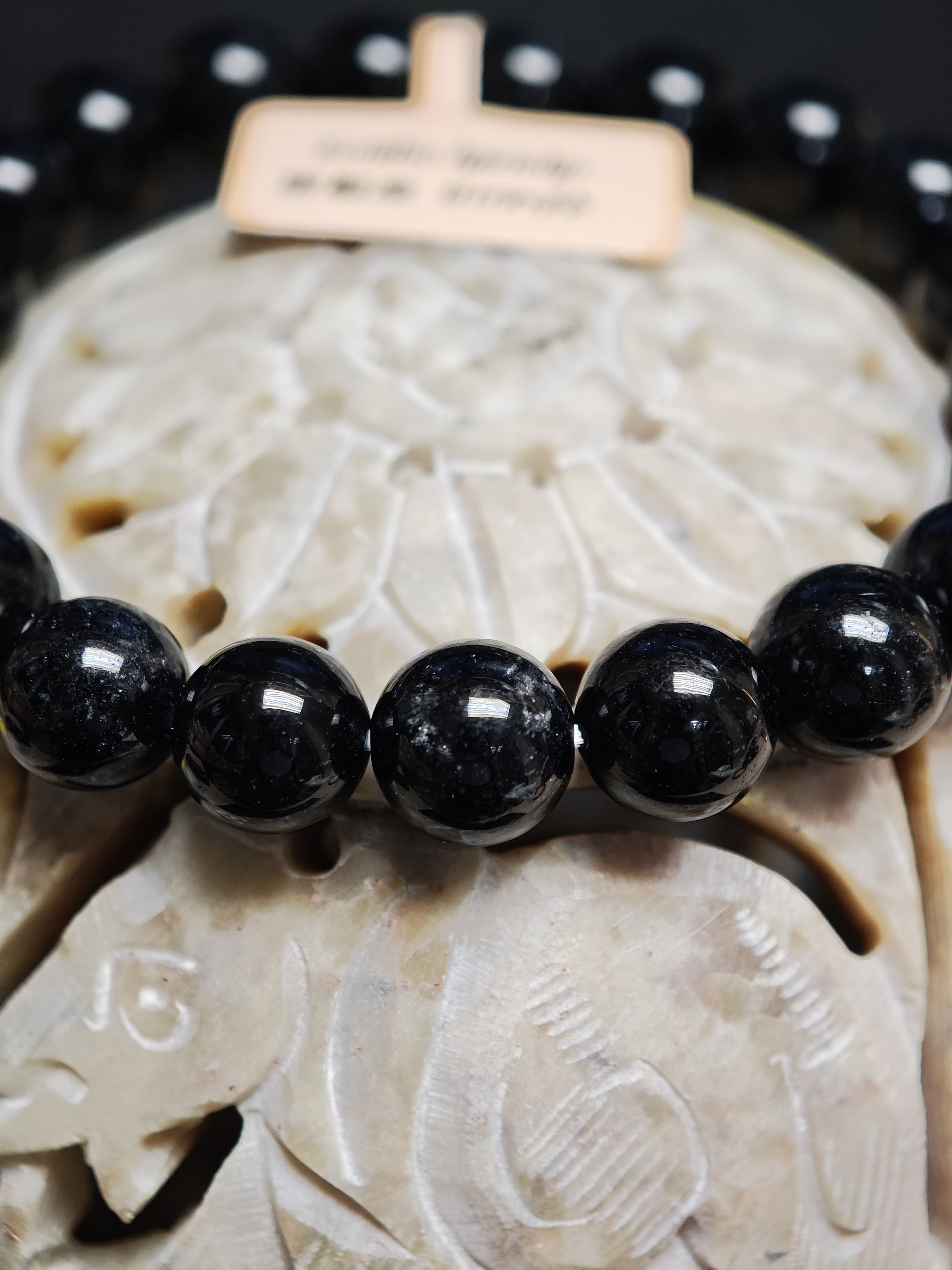 ✨新品水晶手串✨😊實物拍攝📷✨⚫滿礦黑髮晶🖤✨✨