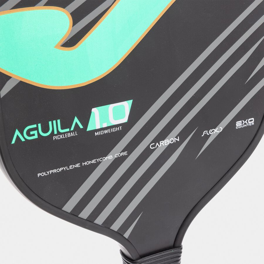 Pickleball Racket Aguila 1.0 Black/Turquoise