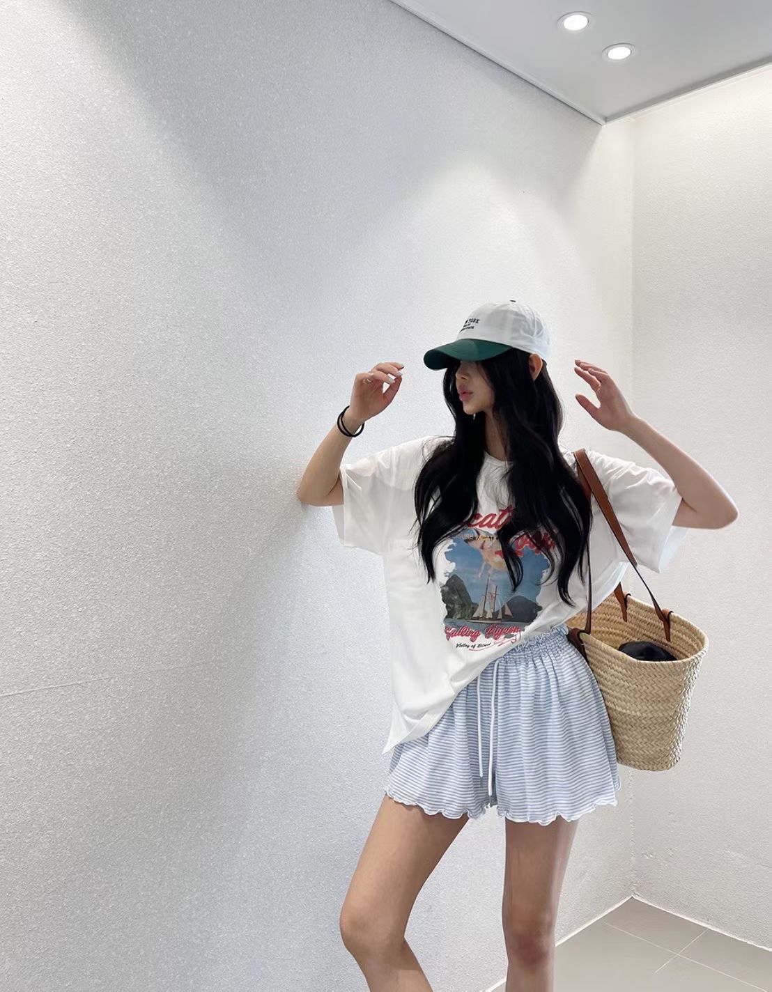 🇰🇷東大門女裝 | stripe shorts