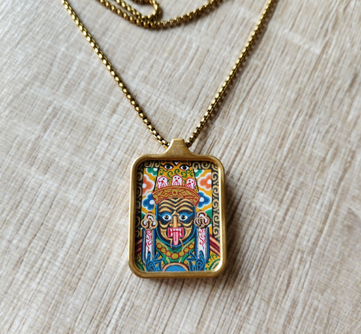 西藏扎基寺扎基拉姆財神牌