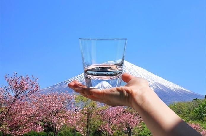 EDO GLASS 江戶硝子系列 富士山玻璃酒杯