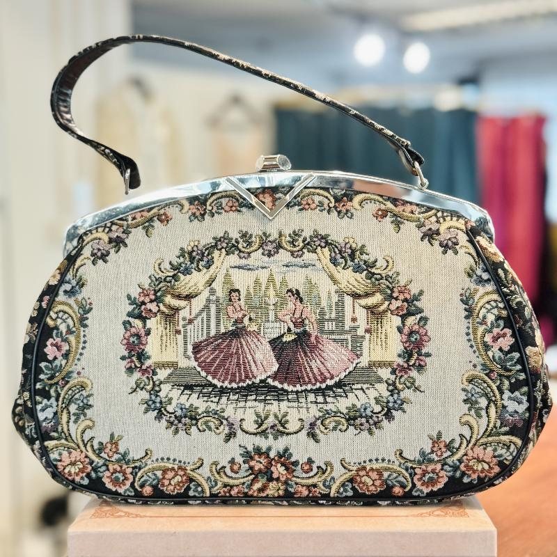 C.a. 1950-60s La Marquise Made of Finest Italian Tapestry (MT2511)