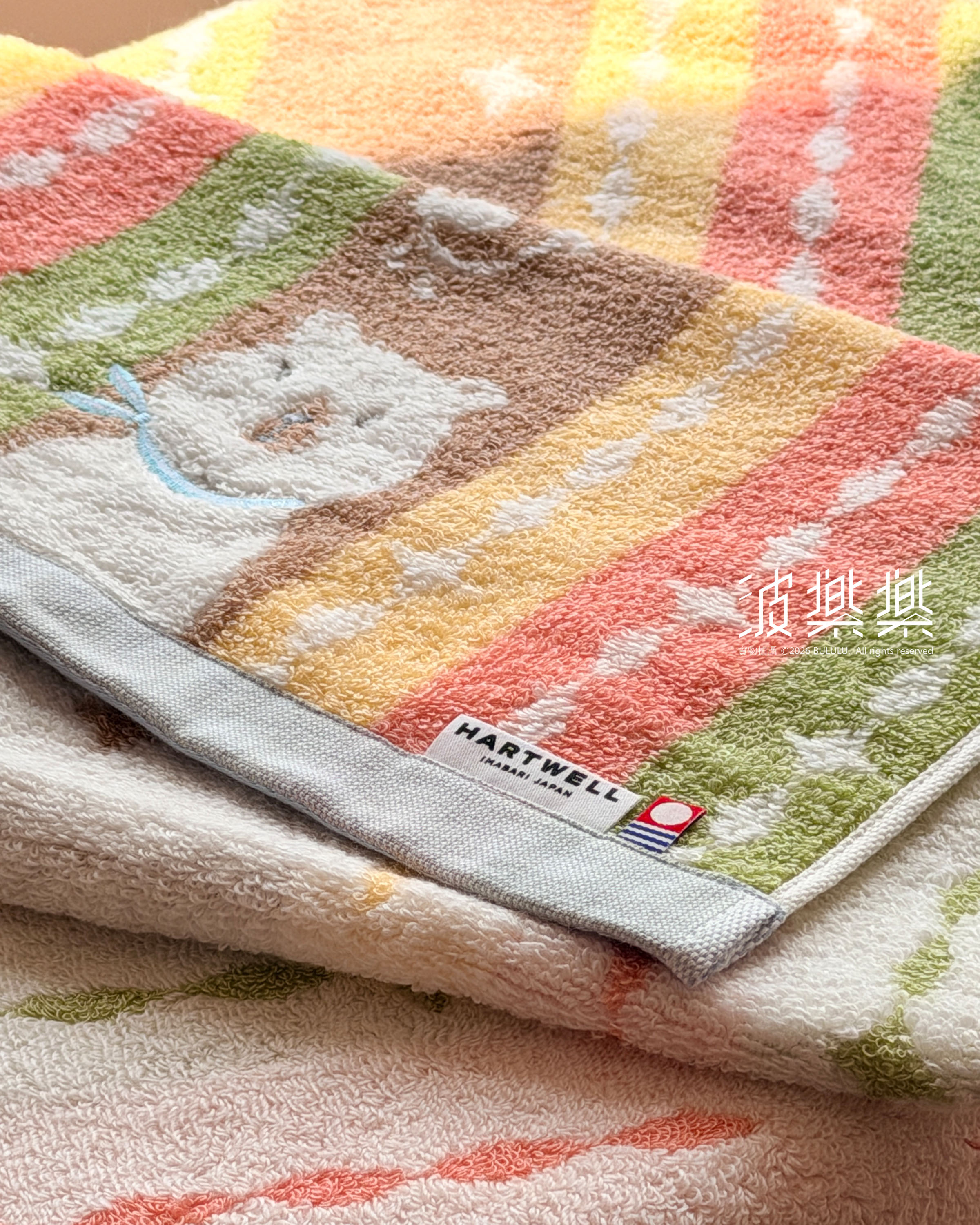 \ ℕ𝔼𝕎! / Poppet 動物系列【熊熊】今治毛巾