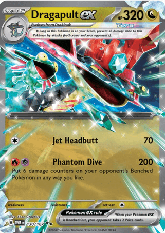 Pokemon TCG  Twilight Masquerade - Dragapult EX-130/167