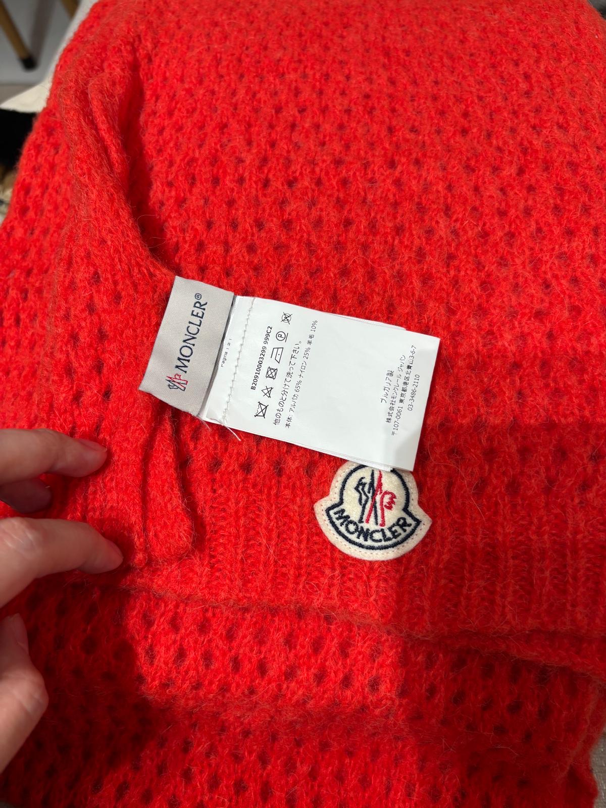 Moncler 羊毛頸巾 scarf 100%Authentic, 98%New