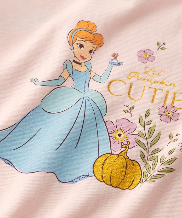 🌸預訂 台灣直送🌸迪士尼公主系列三色網紗印花純棉長袖T恤