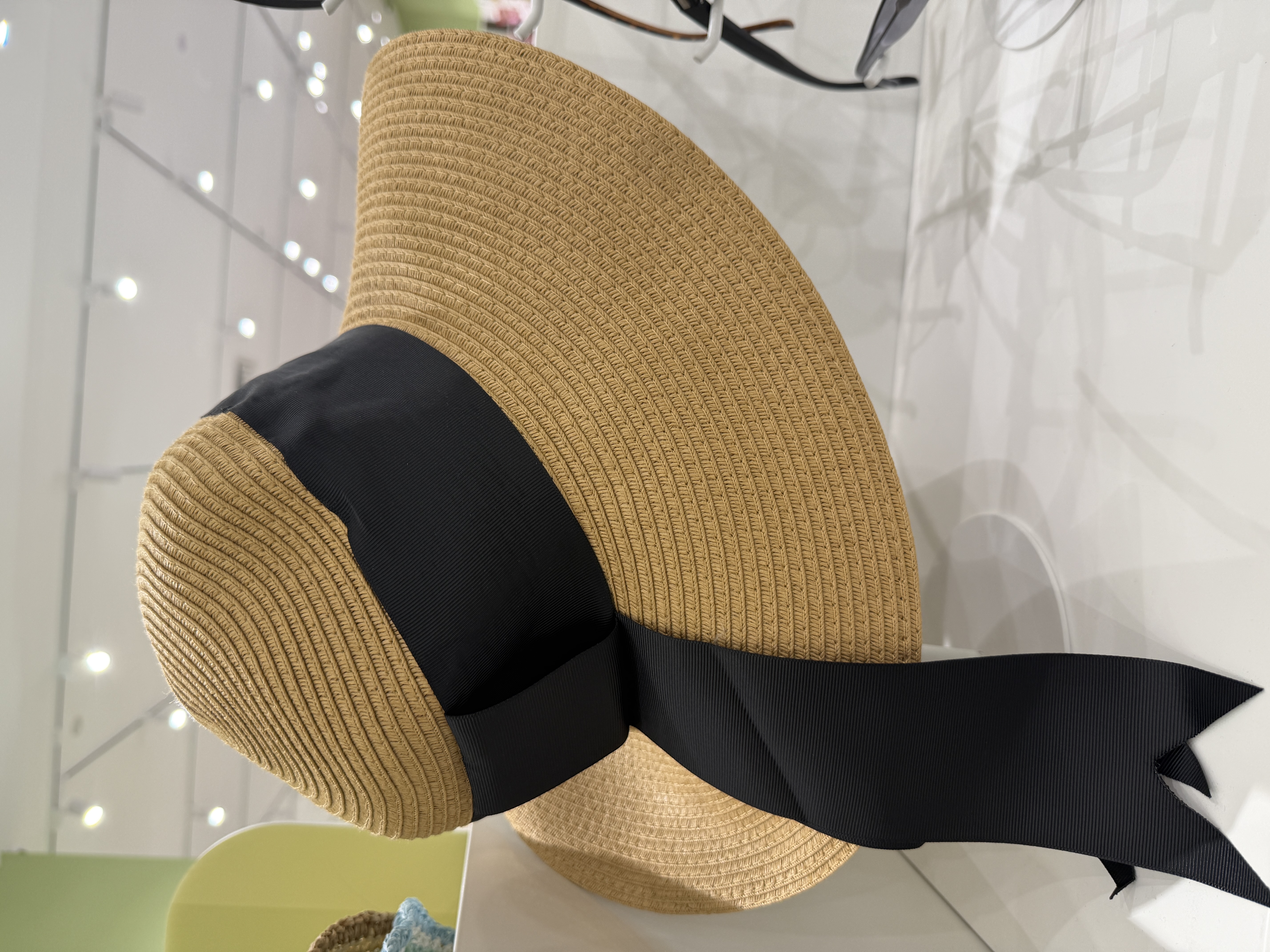 Colorful Mixed Yarn Straw Hat