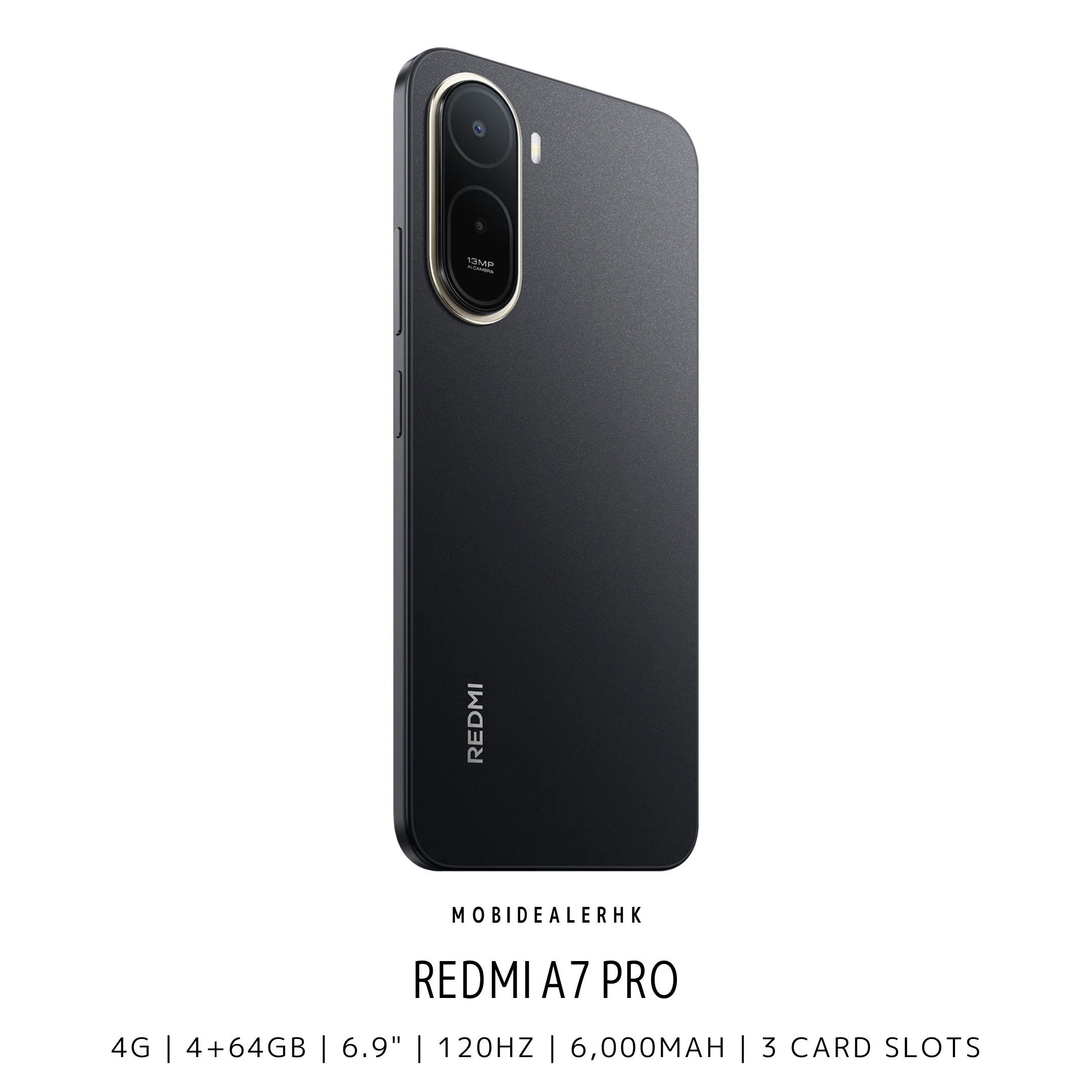Redmi A7 Pro | 紅米 A7 Pro | 4G | 智能手機 | 6.9 吋 120Hz 護眼大螢幕 | 6000mAh 超大電量續航 | 獨立三卡槽設計