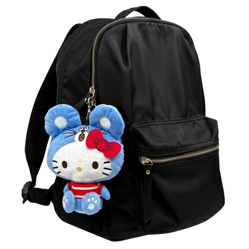 現貨｜Swimmer x Sanrio Characters Hello Kitty 日版 毛公仔 伸縮卡套 收納袋 吊飾 掛件 (067616)