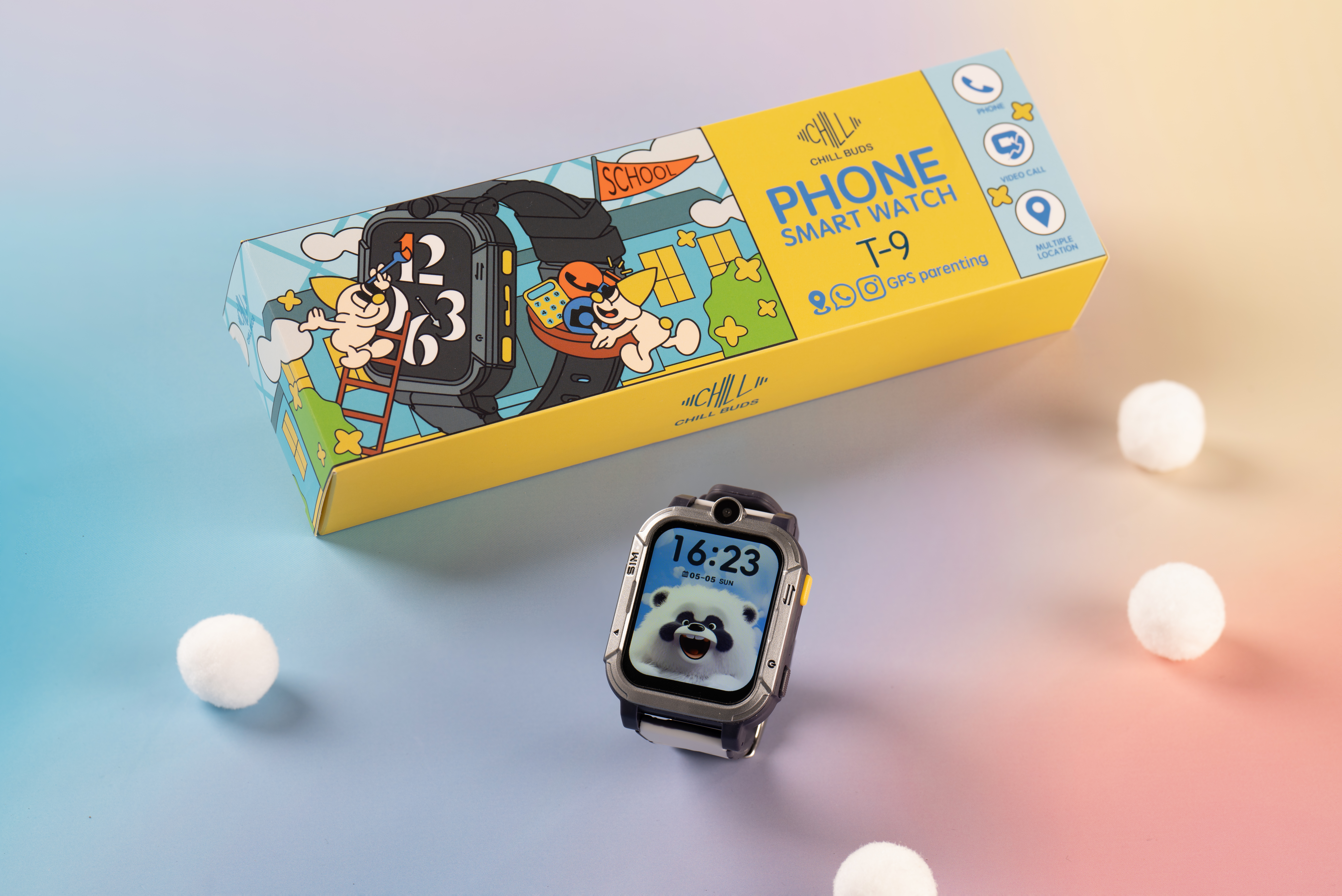 Chillbuds T9 多功能 GPS 定位兒童智能手錶