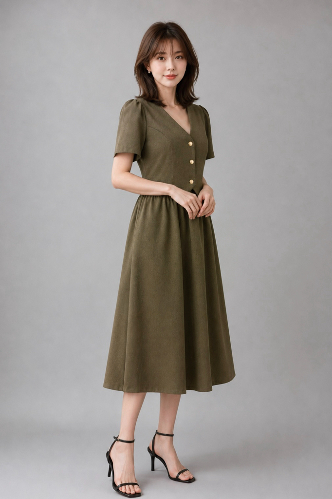 13057 Rosalie Grace Midi Dress