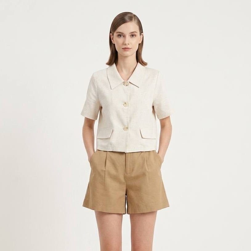W2022 - Button Top