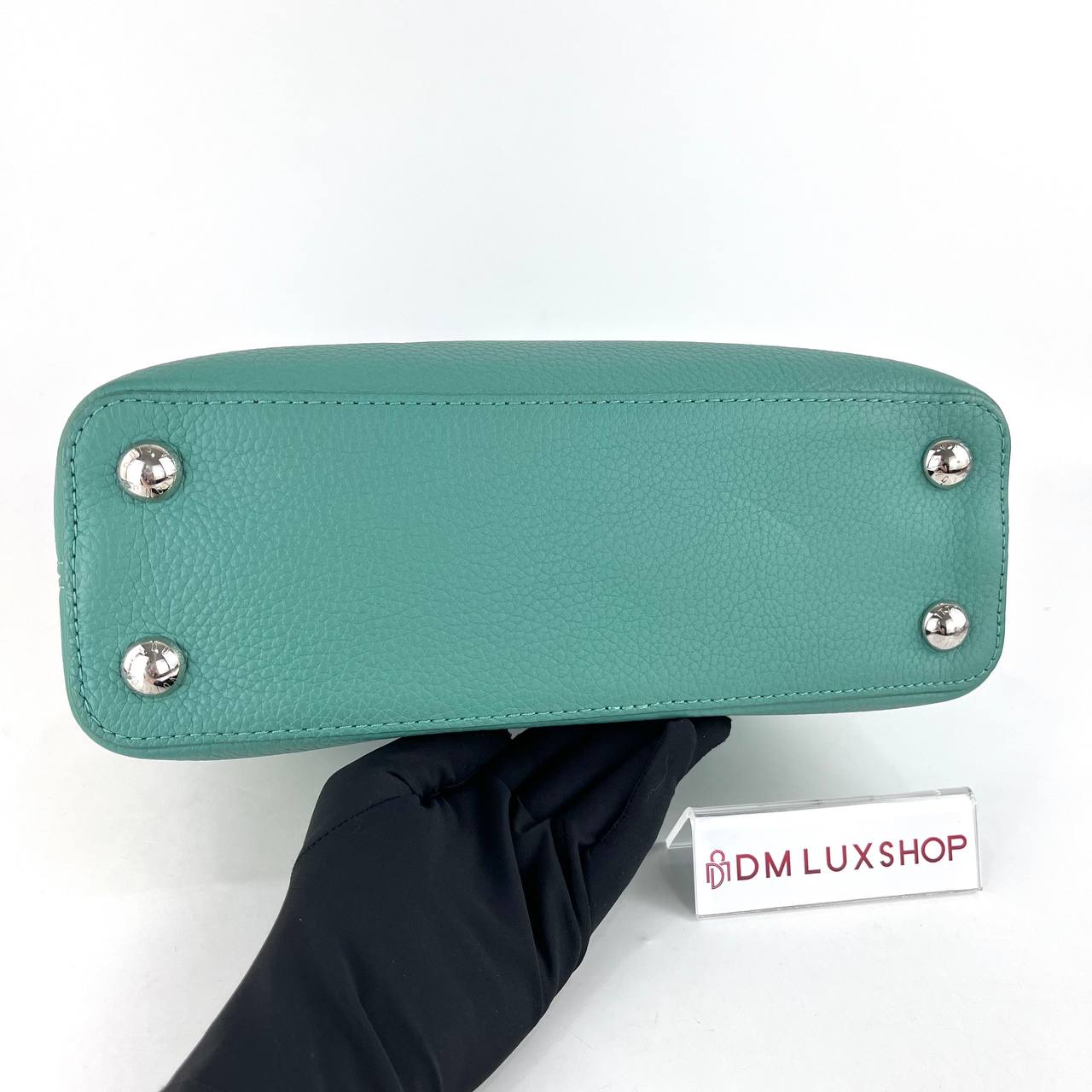 LV Capucines BB Green & Blue Taurillon