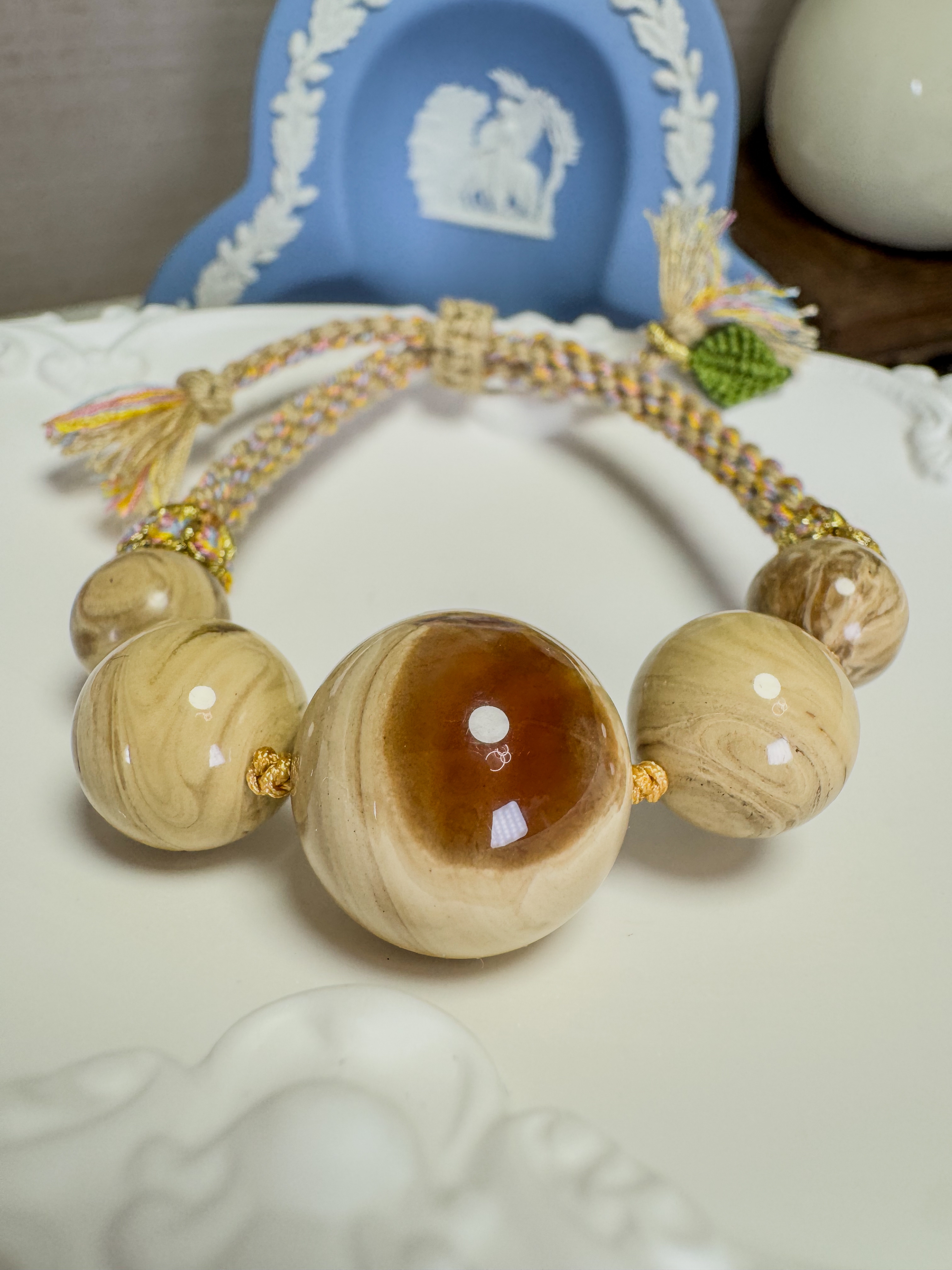 溶洞天眼珠編織手鍊(10-18+mm)
