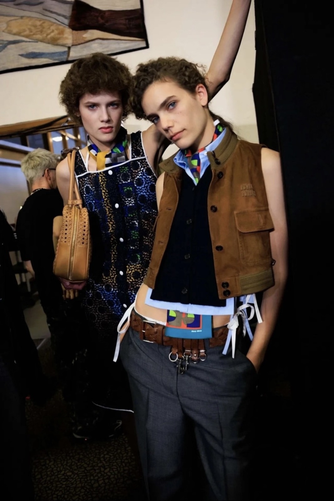 Miu Miu Printed Silk Scarf 幾何印花絲巾