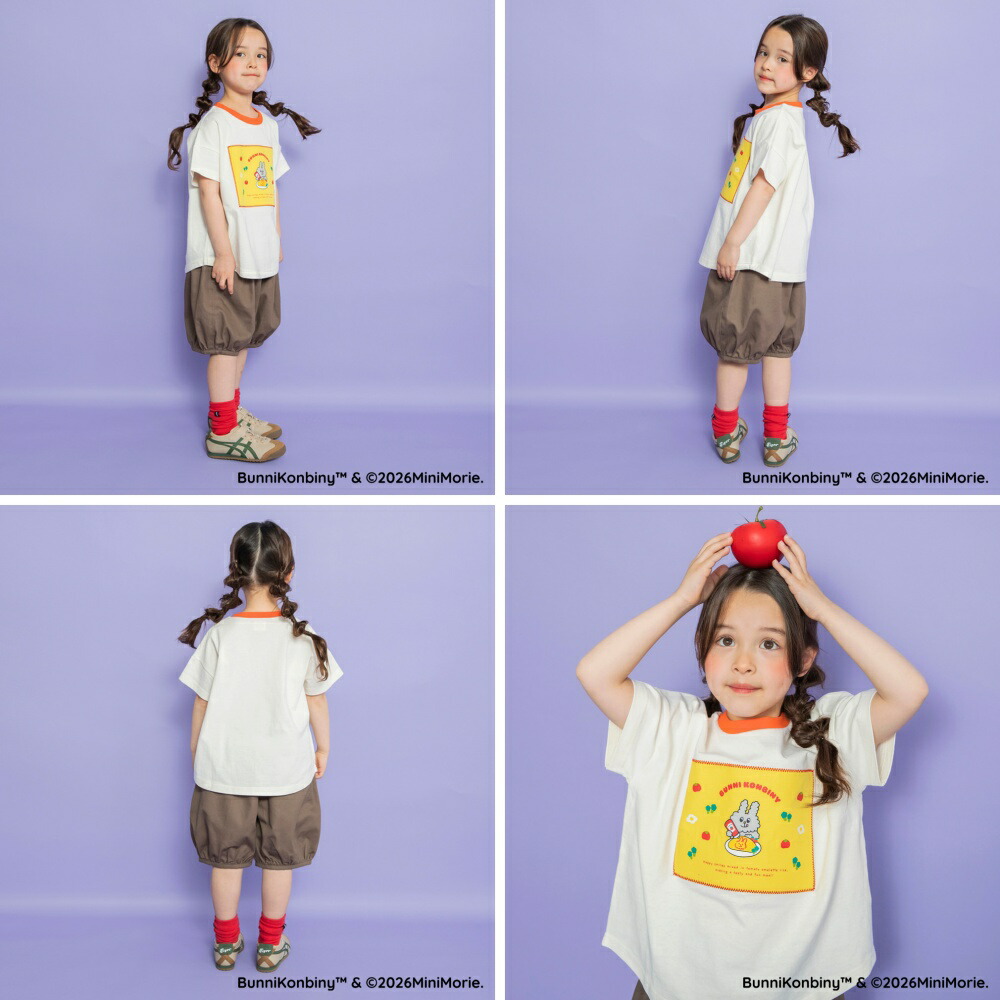 🆕【⭐訂購⭐】🇯🇵日本直送🌀BUNNI KONBINY 貼花圓領短袖tee［3款選］🌀[ELBA-0152][260321]