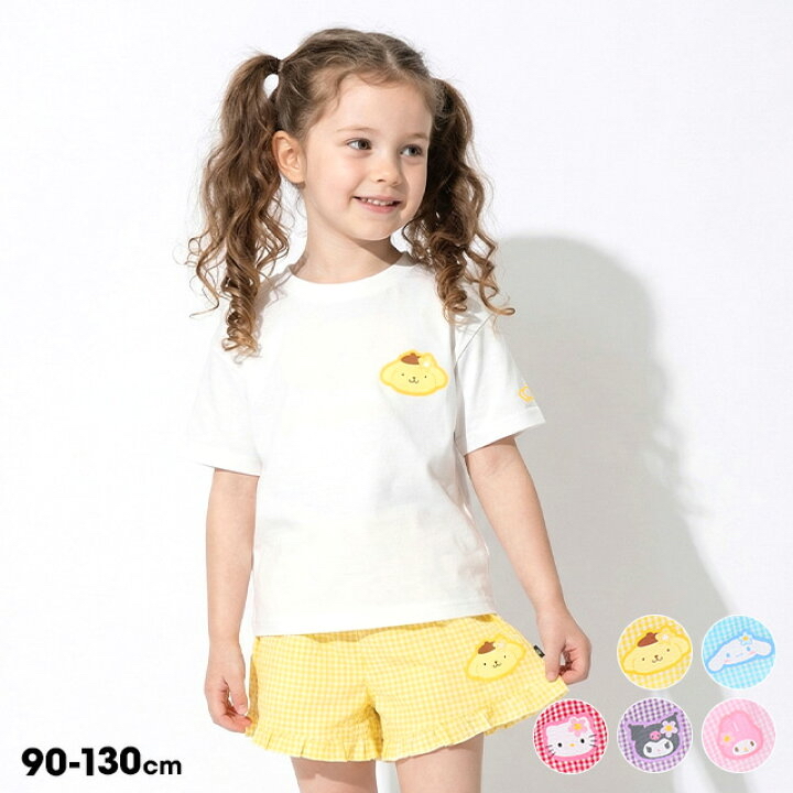 🇯🇵預訂 日本直送🇯🇵Babydoll x Sanrio系列五色人物前後印花短袖T恤格紋短褲套裝