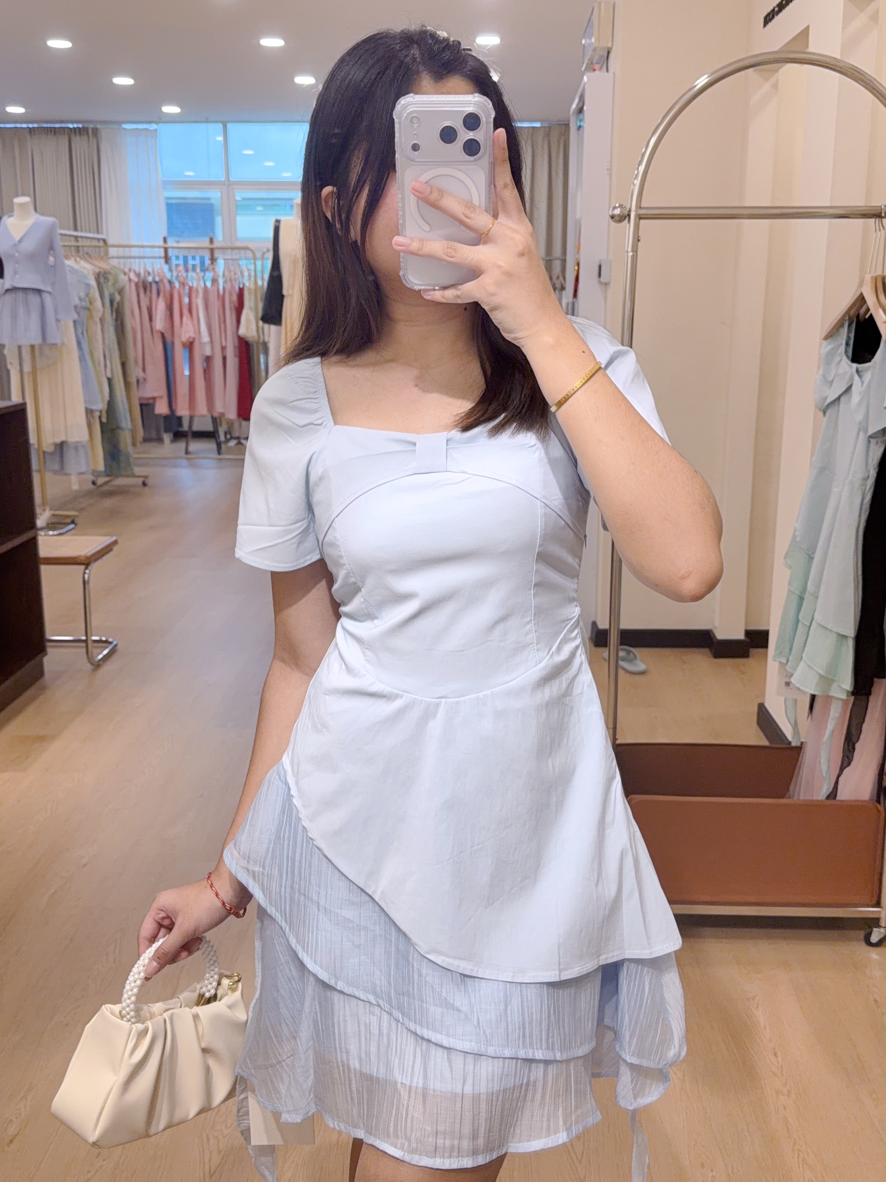 2856法式设计感连身裙