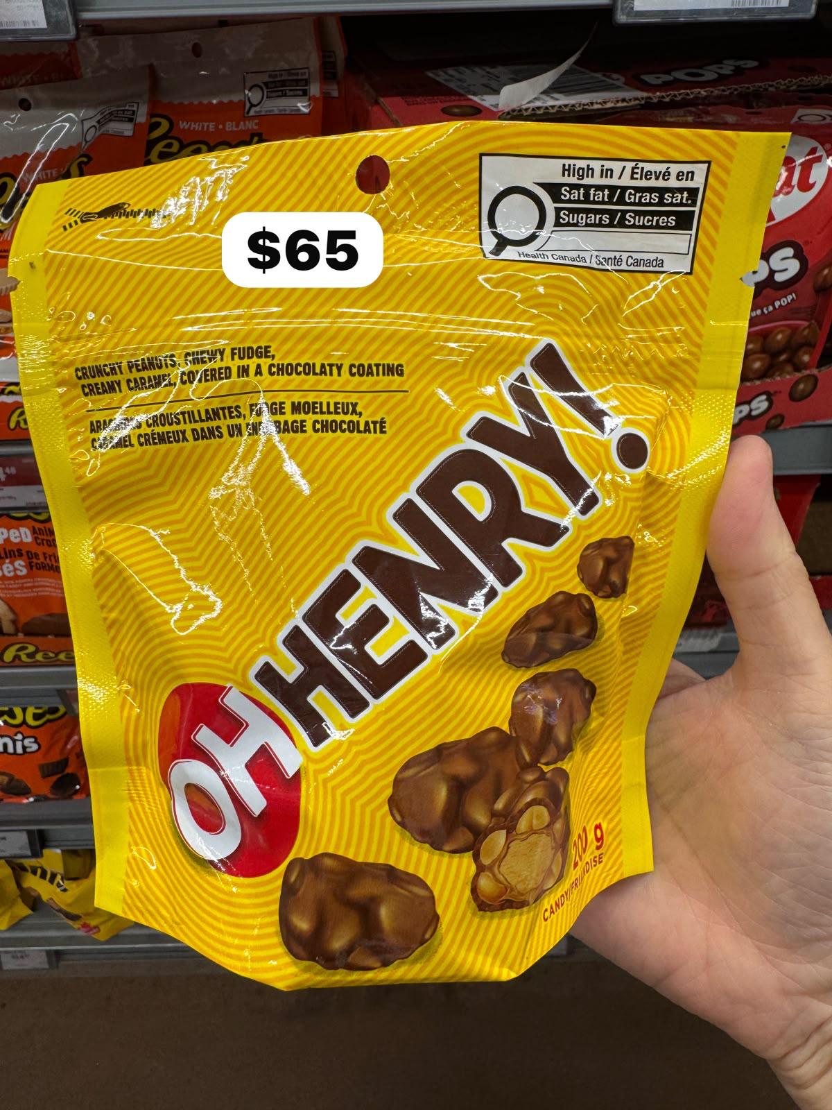 🇨🇦 OH HENRY Candy Bites 花生焦糖朱古力粒 90g