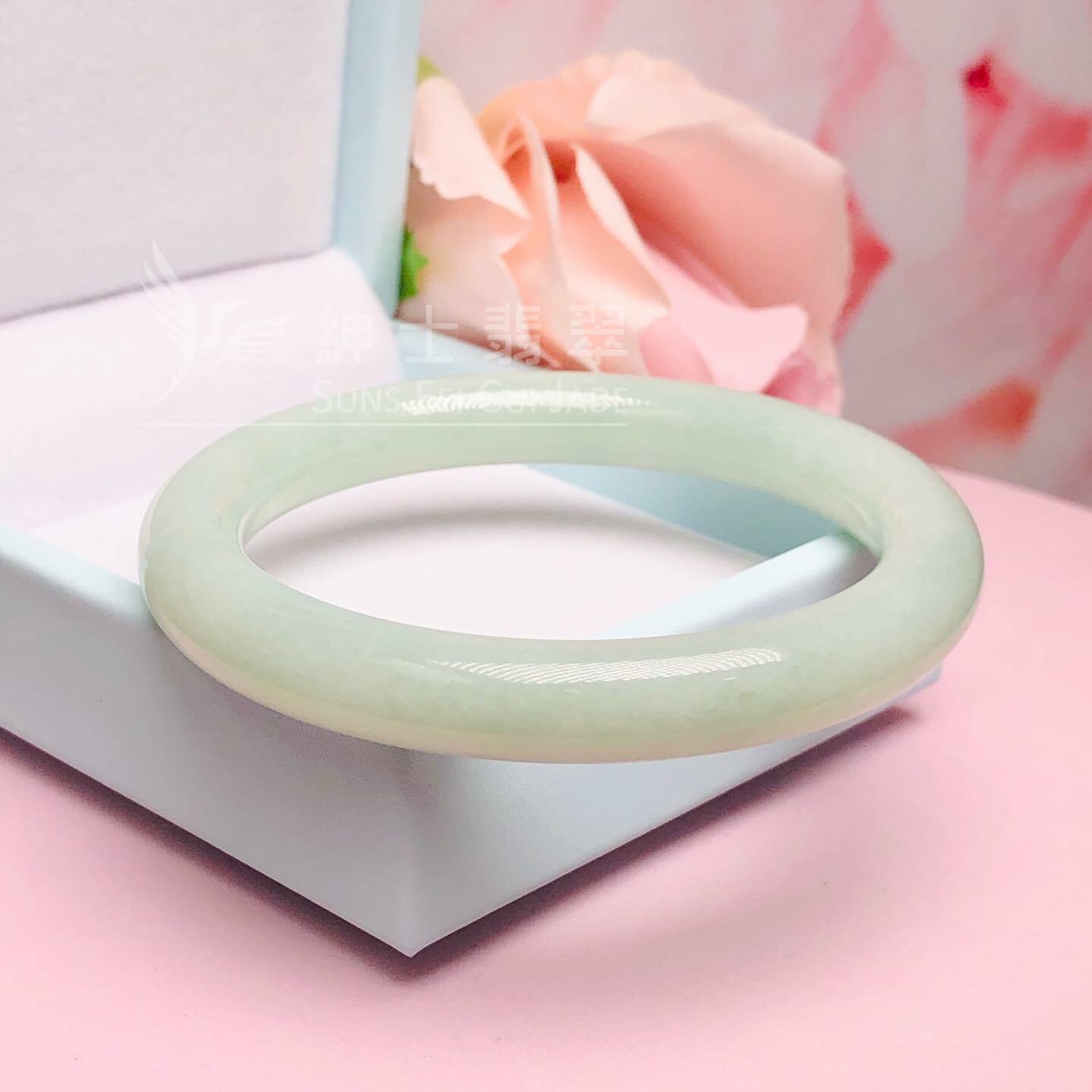 擺三橋晴水色圓鐲55.9mm - 1