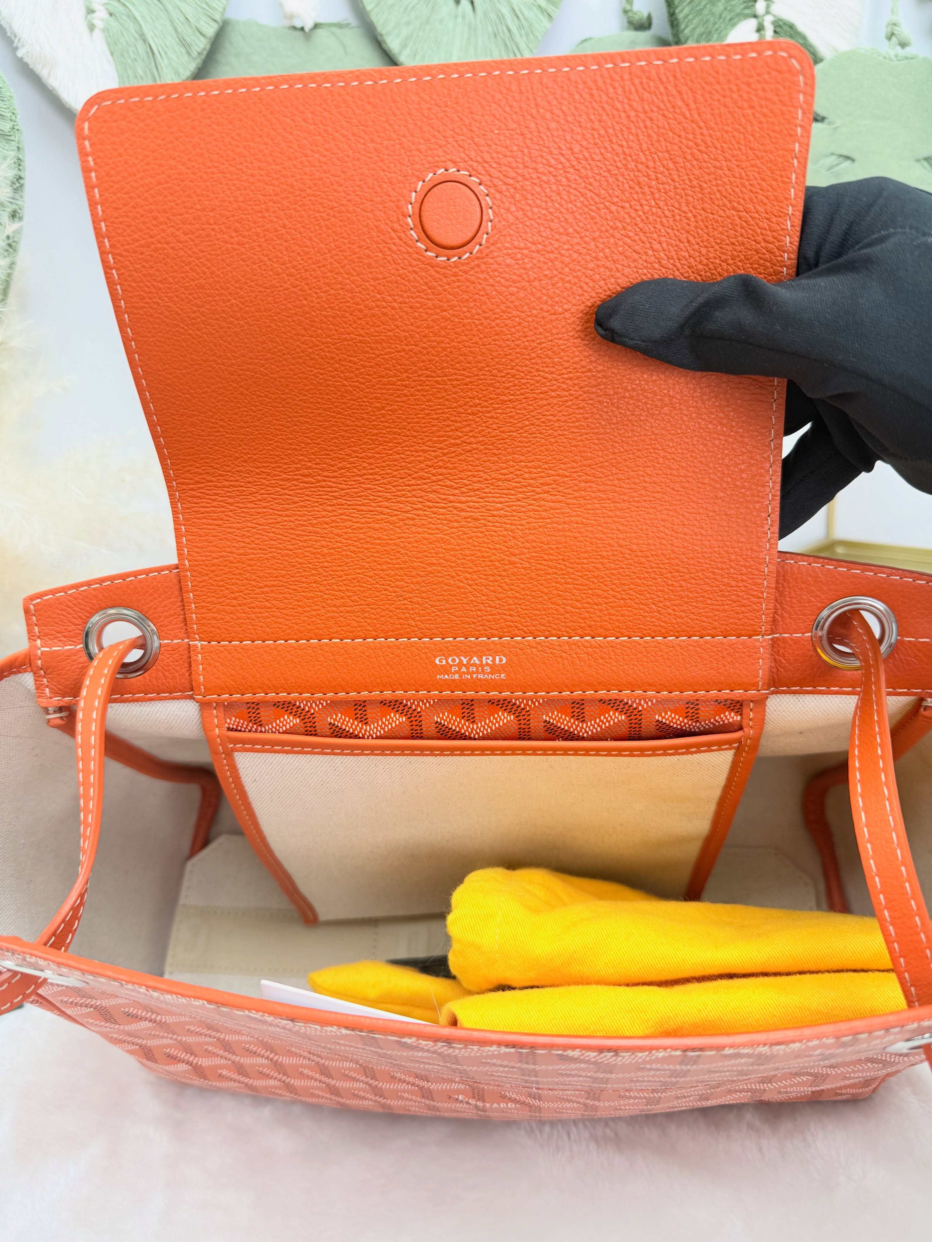 Goyard 🔥PRE OWNED 🛍️rouette Souple pm 橙色 有塵袋 有單🧡
