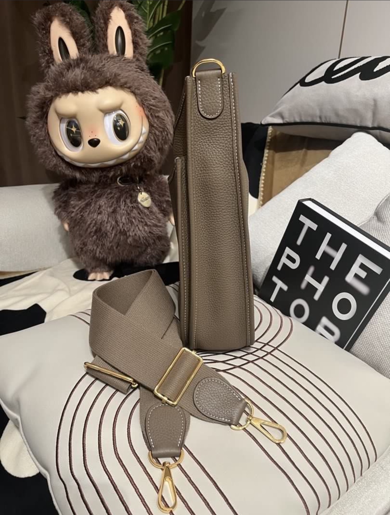 Hermes Evelyne 29 大象灰金扣 Stamp D 100%Authentic, 98%New ✅Dust bag✅Box