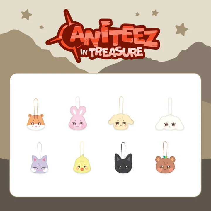 ATEEZ - [ANITEEZ IN TREASURE] PLUSH NAME TAG - DDEONGbyeoli