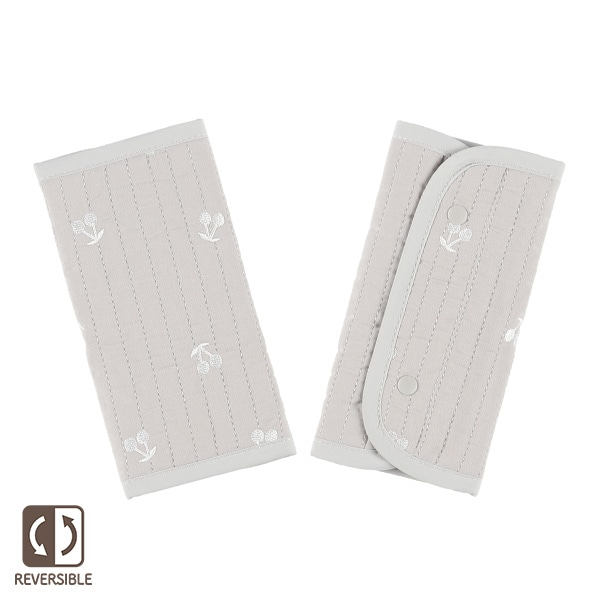 🇯🇵預訂 日本直送🇯🇵櫻桃刺繡雙面絎縫孭帶咬巾肩巾