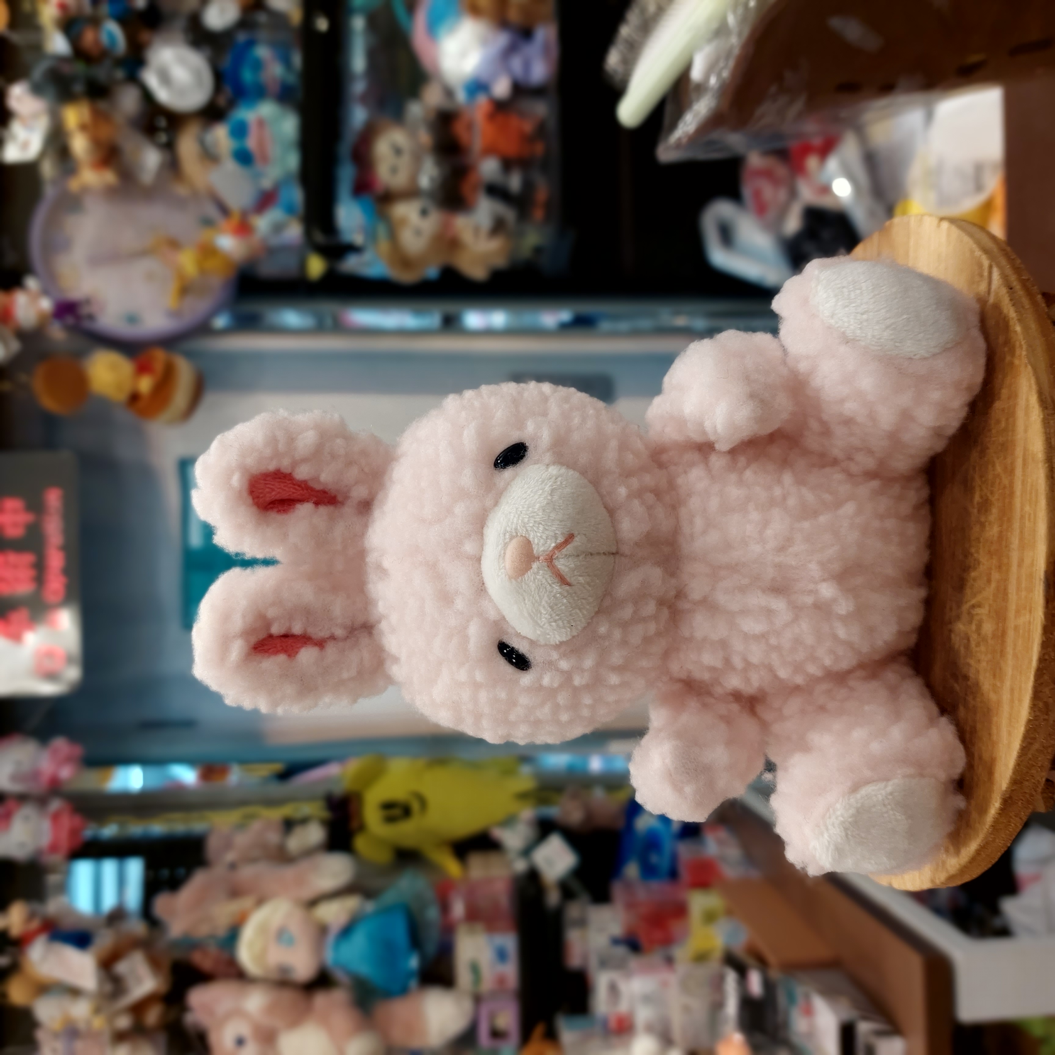 日本 SHINADA 復古毛茸茸 動物小公仔 羊仔，兔兔，小狗 三款選