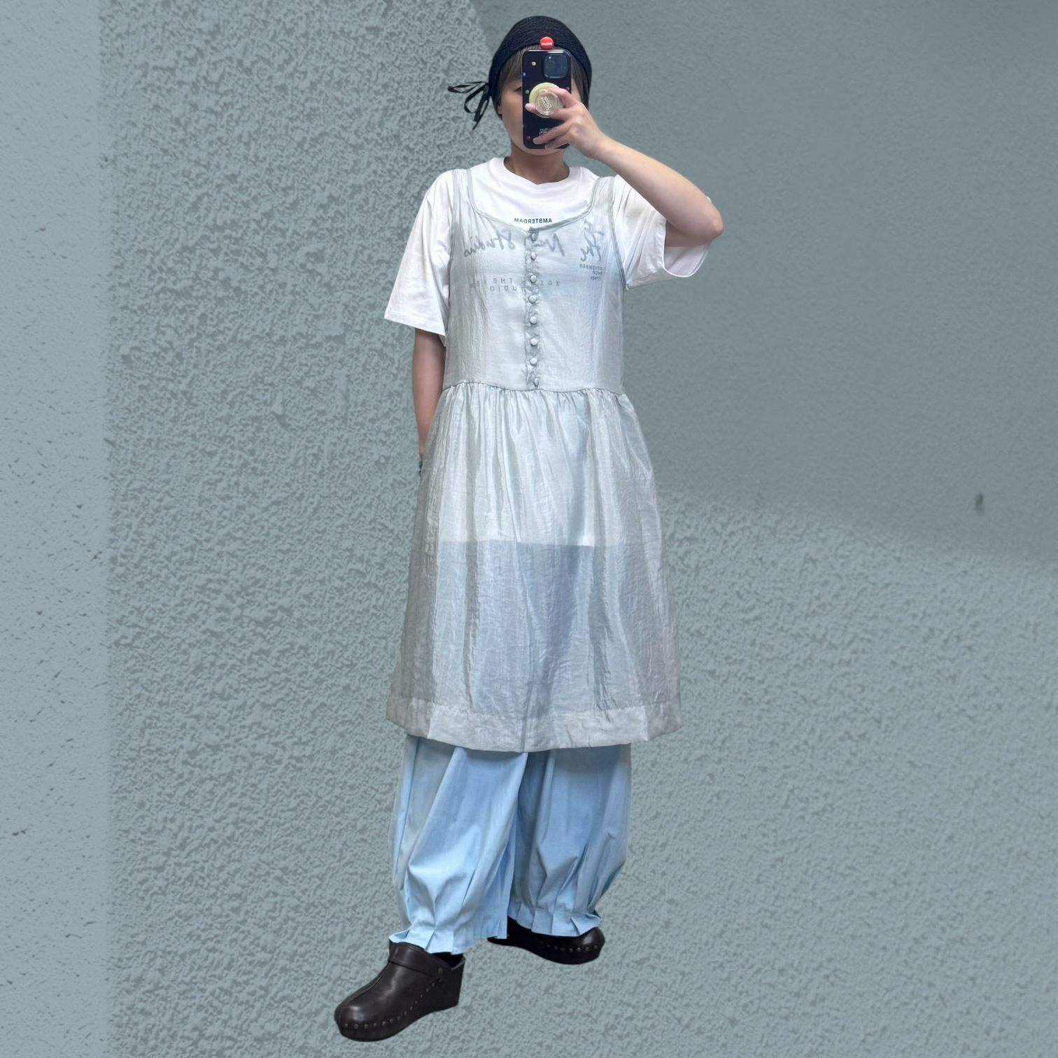 紗質背心One Piece 胸 92 腰 94 Hip 150 長 101