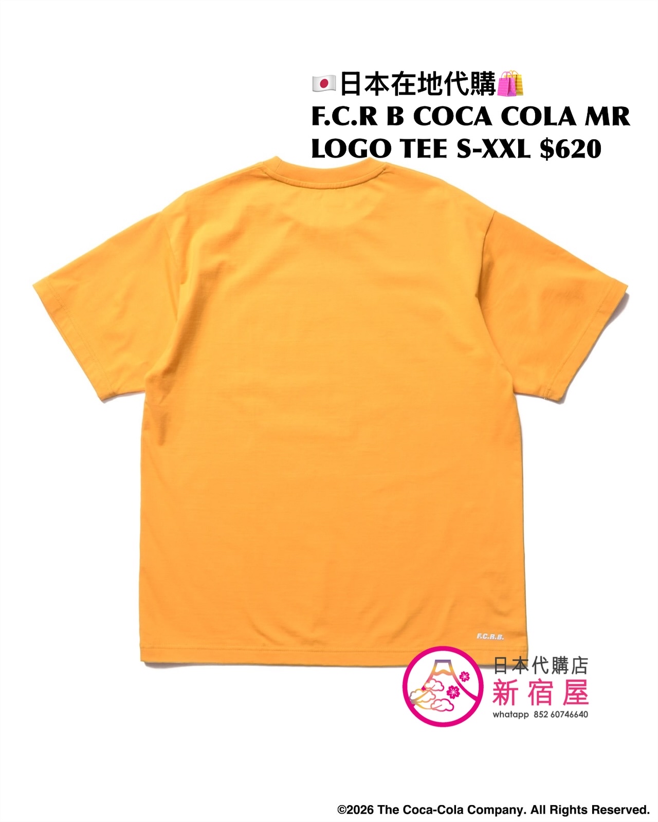 F.C.REAL BRISTOL x COCA COLA AD BANNER TEE/ MIRRO LOGO TEE/ LISTED LOGOS TEE/ HEATHER TEE 