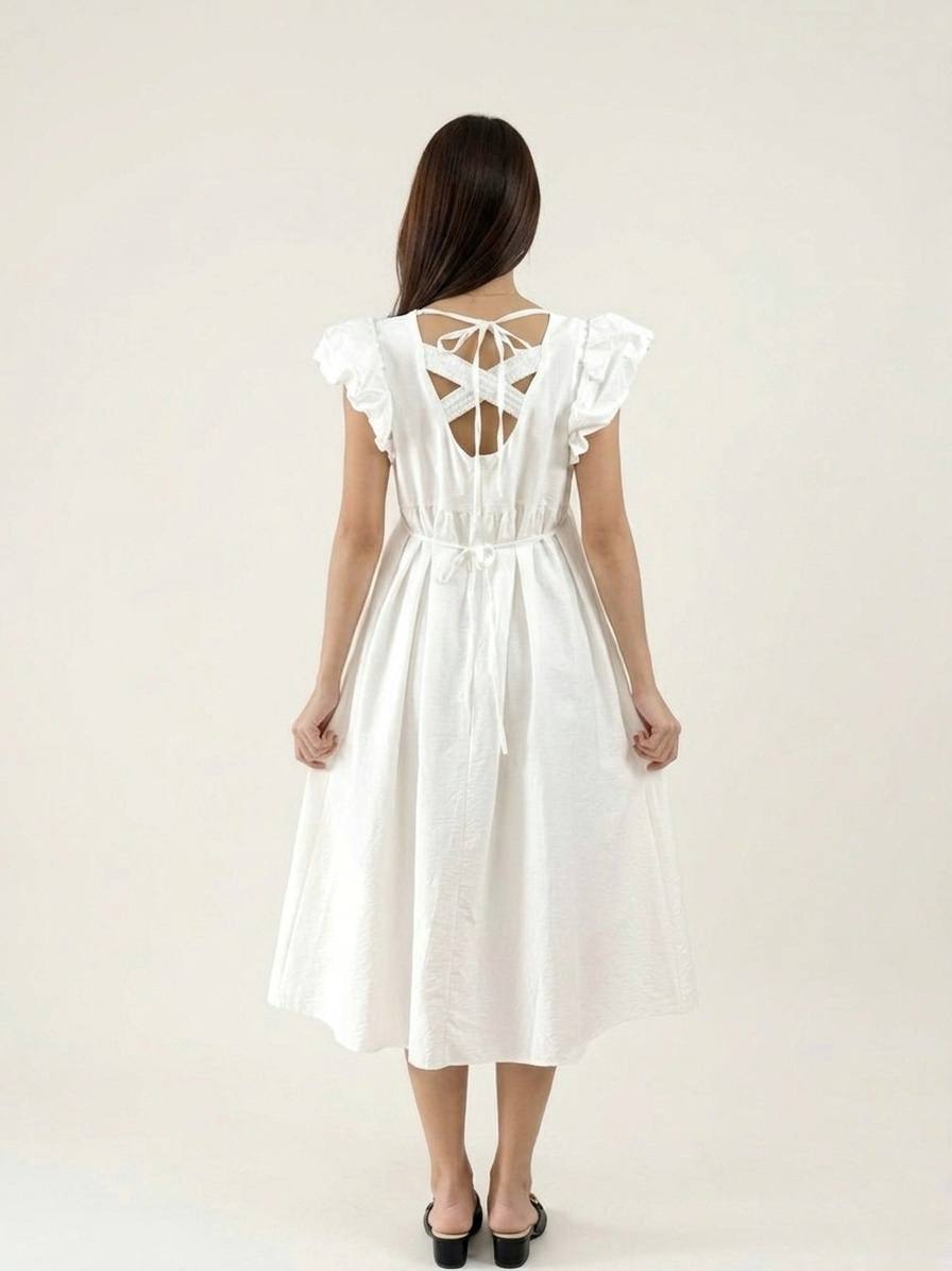 W8256 - Blossom Puff Dress