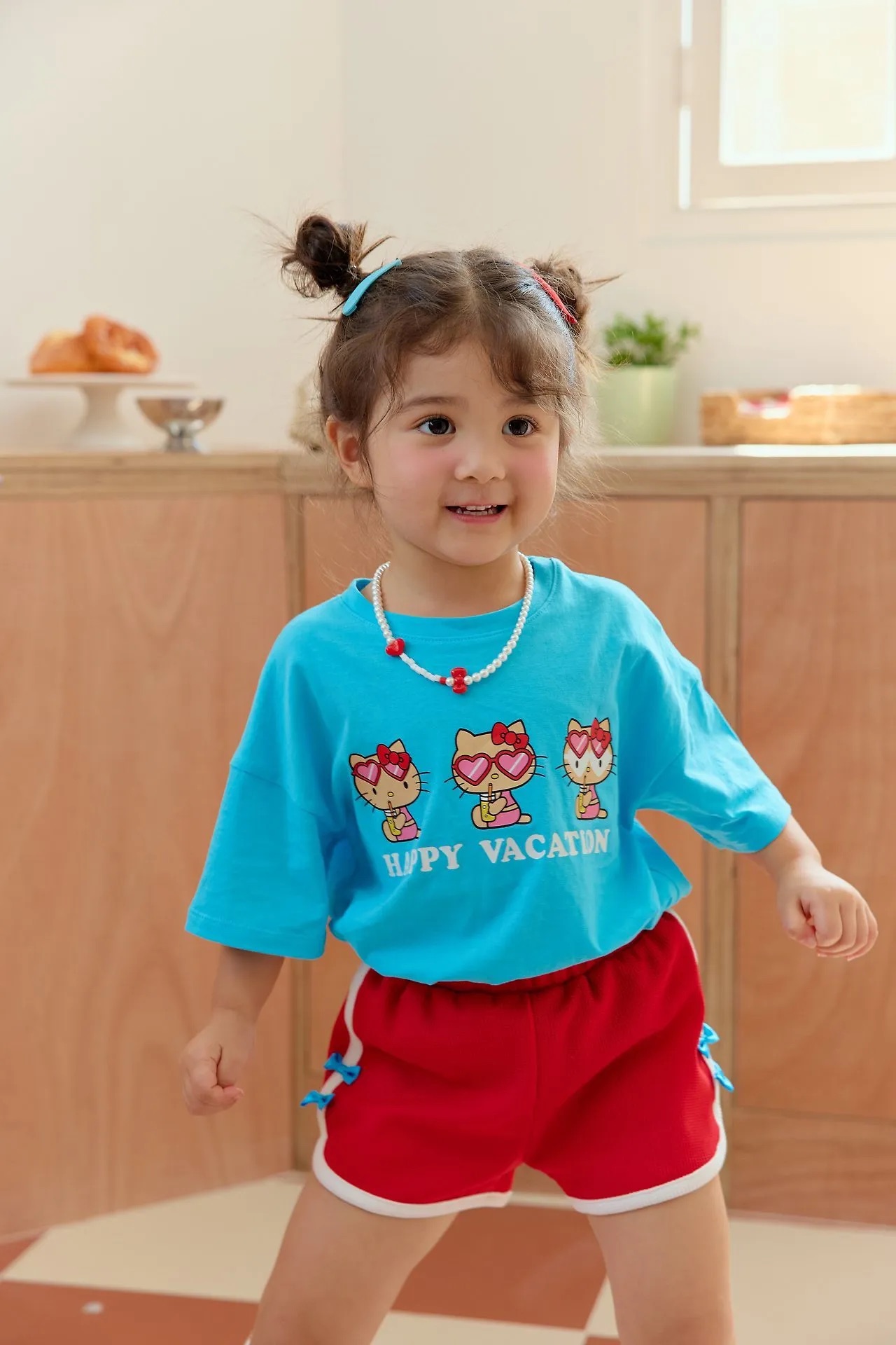 夏日曬黑 Hello Kitty Top