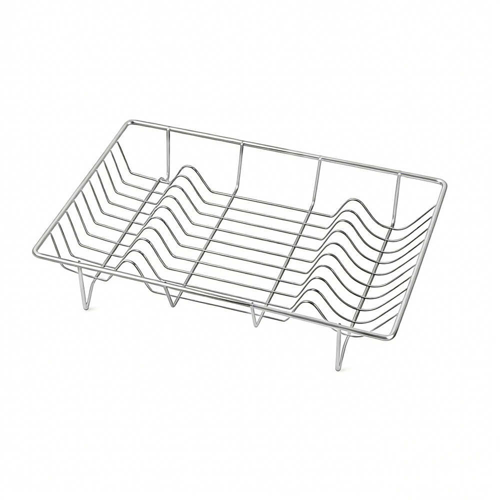 廚房瀝水雙拱碗架 銀色 UB0255