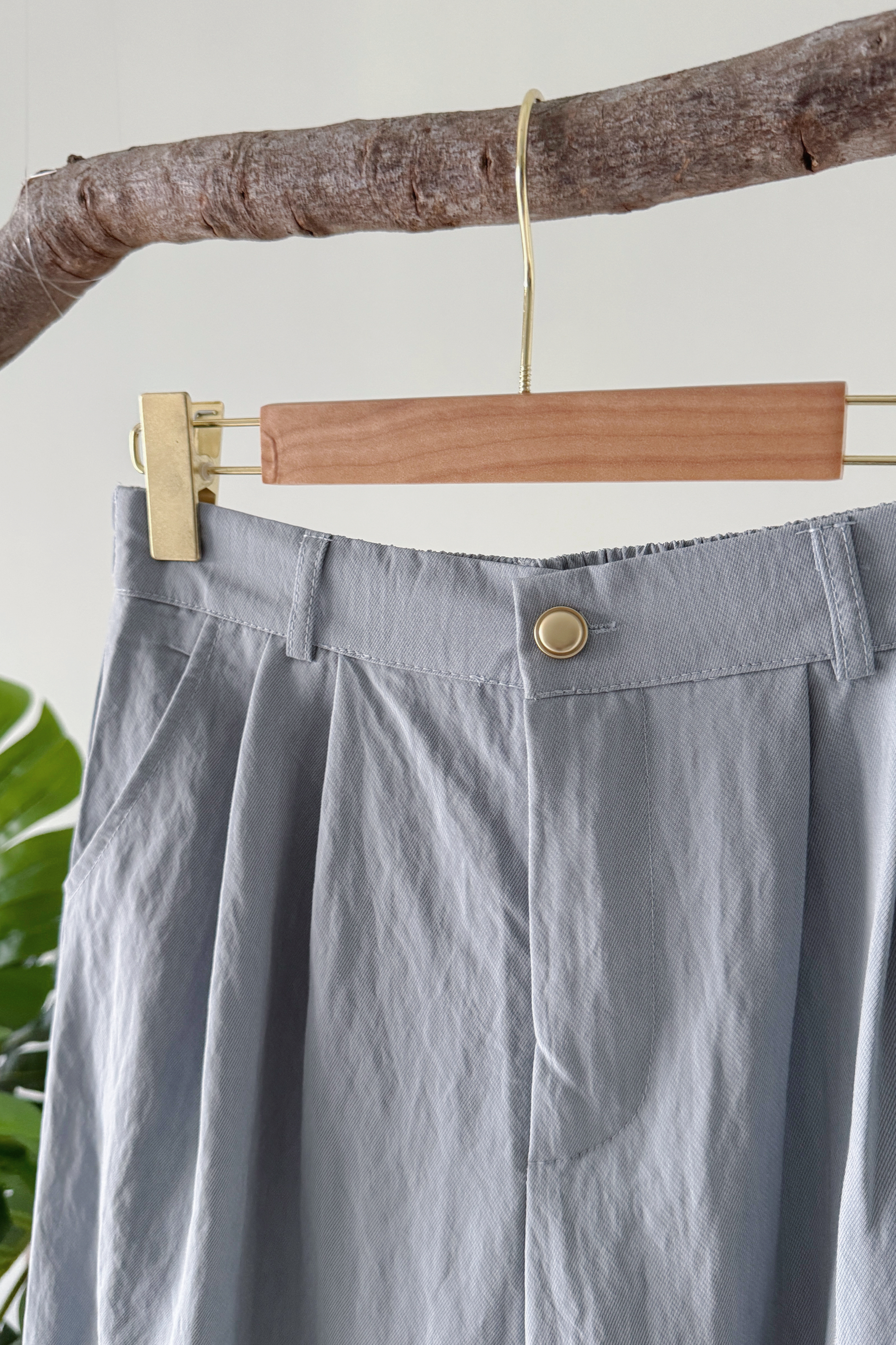 高级感简约垂感西裤