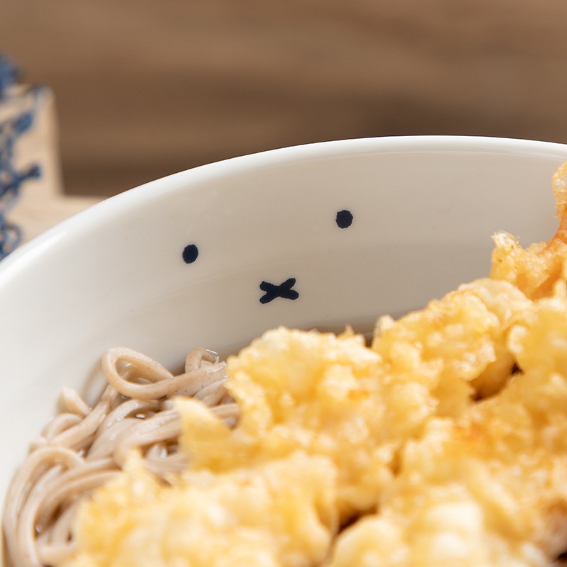 miffy MF限定 陶瓷 和風 烏冬碗 連匙羹