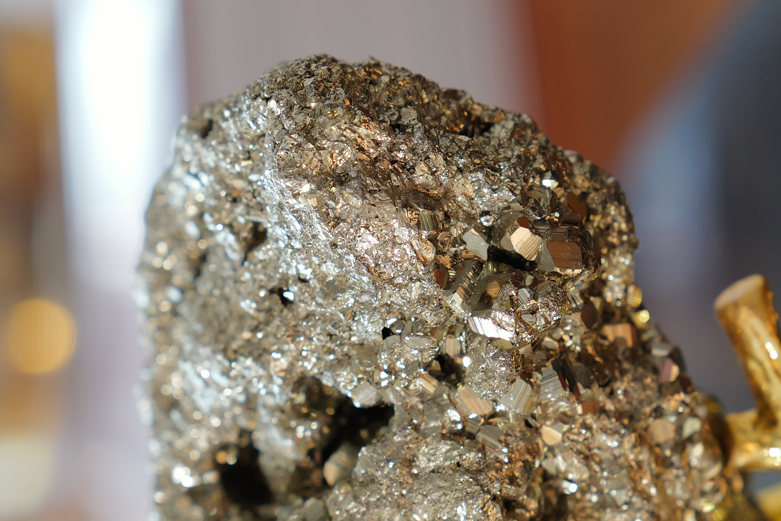  ༒9cm黃鐵礦原礦擺件༒ PY.A03C2sG2Sm-RB5*3AS