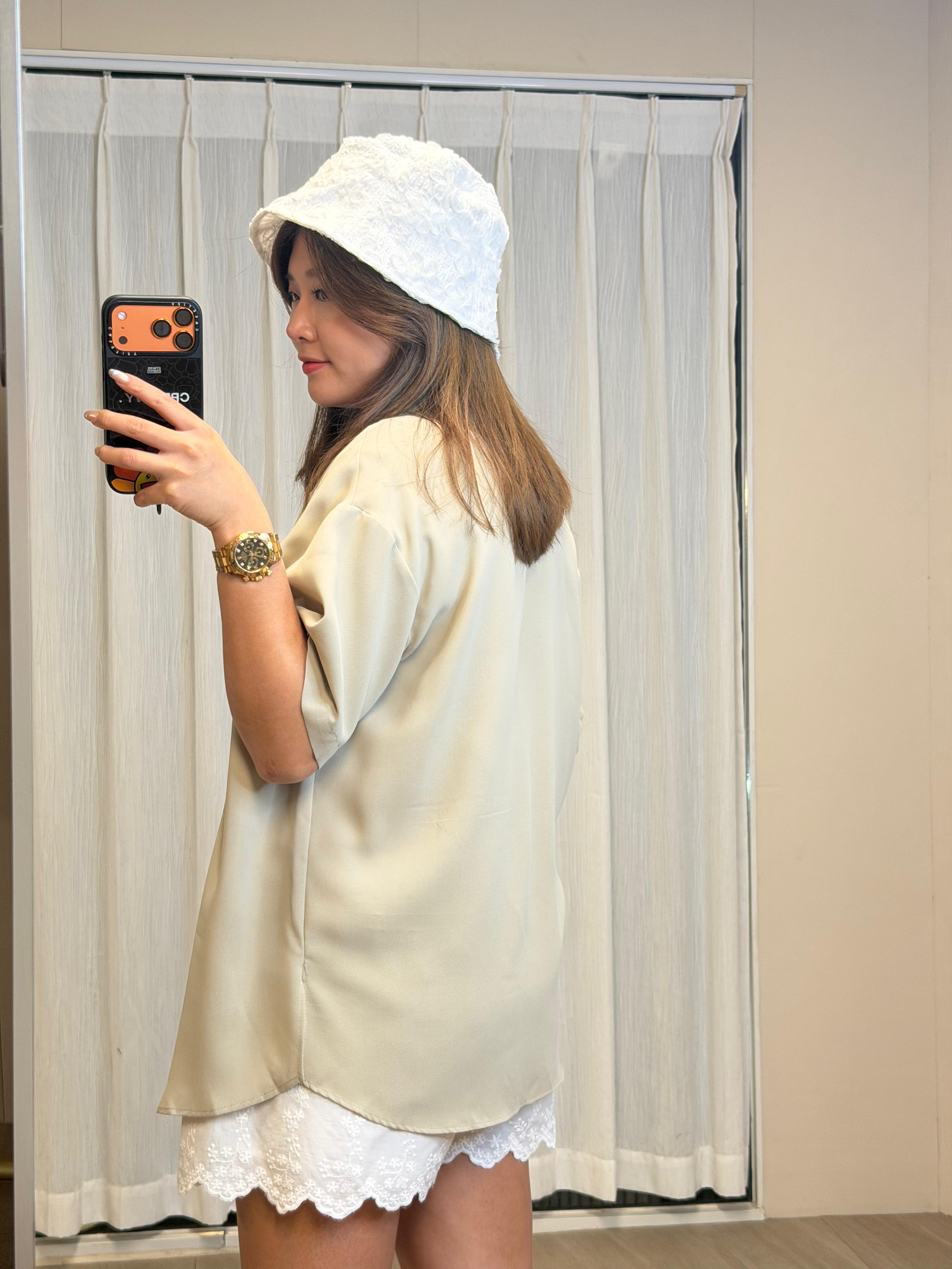 221117 雪紡短身外套