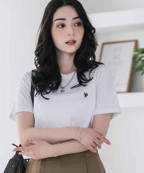 日本直送 美國馬球協會獨家合作款刺繡polo Logo短袖T