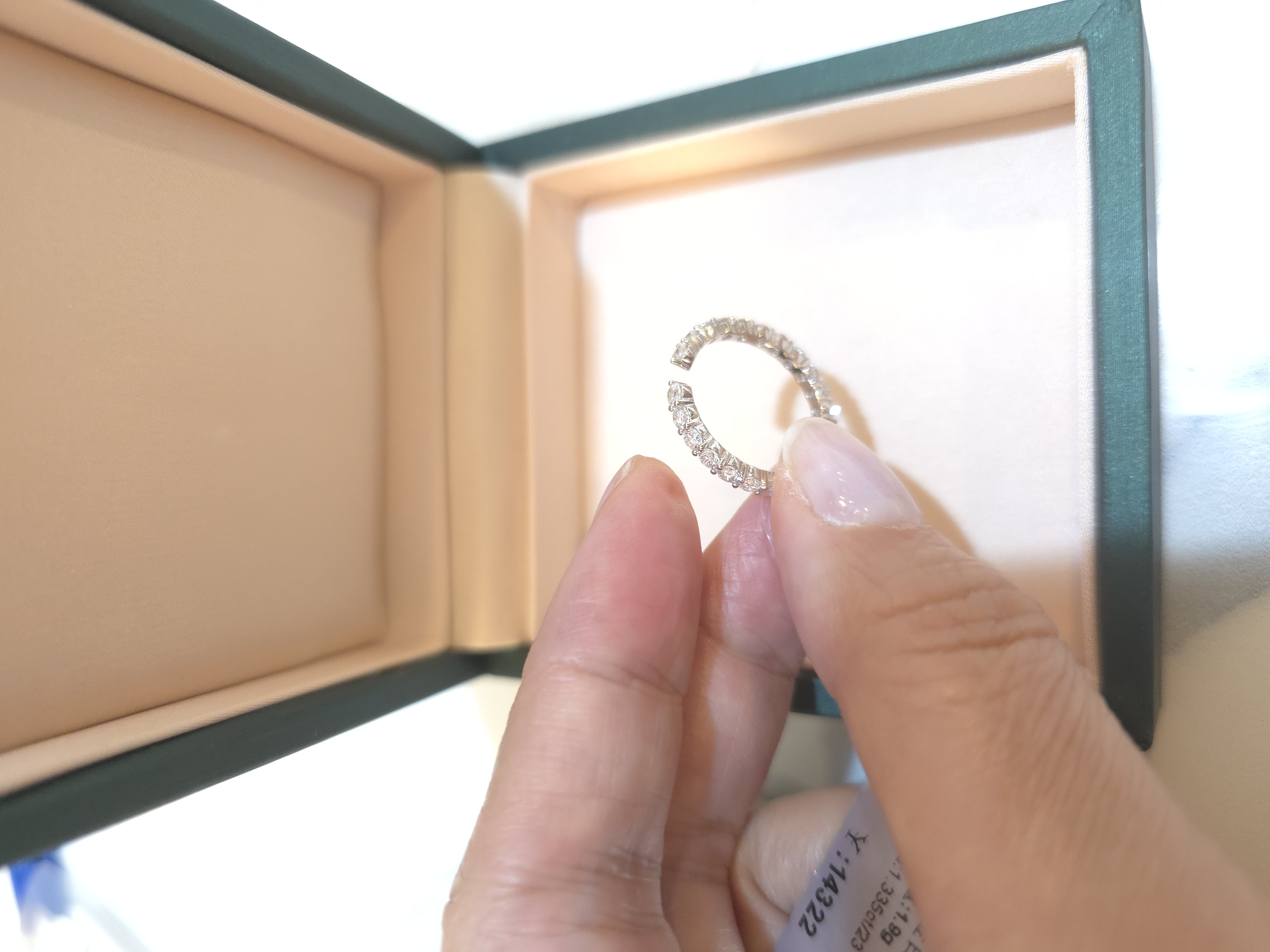 18K 培育鑽石戒指 d1.335 G1.633 S12