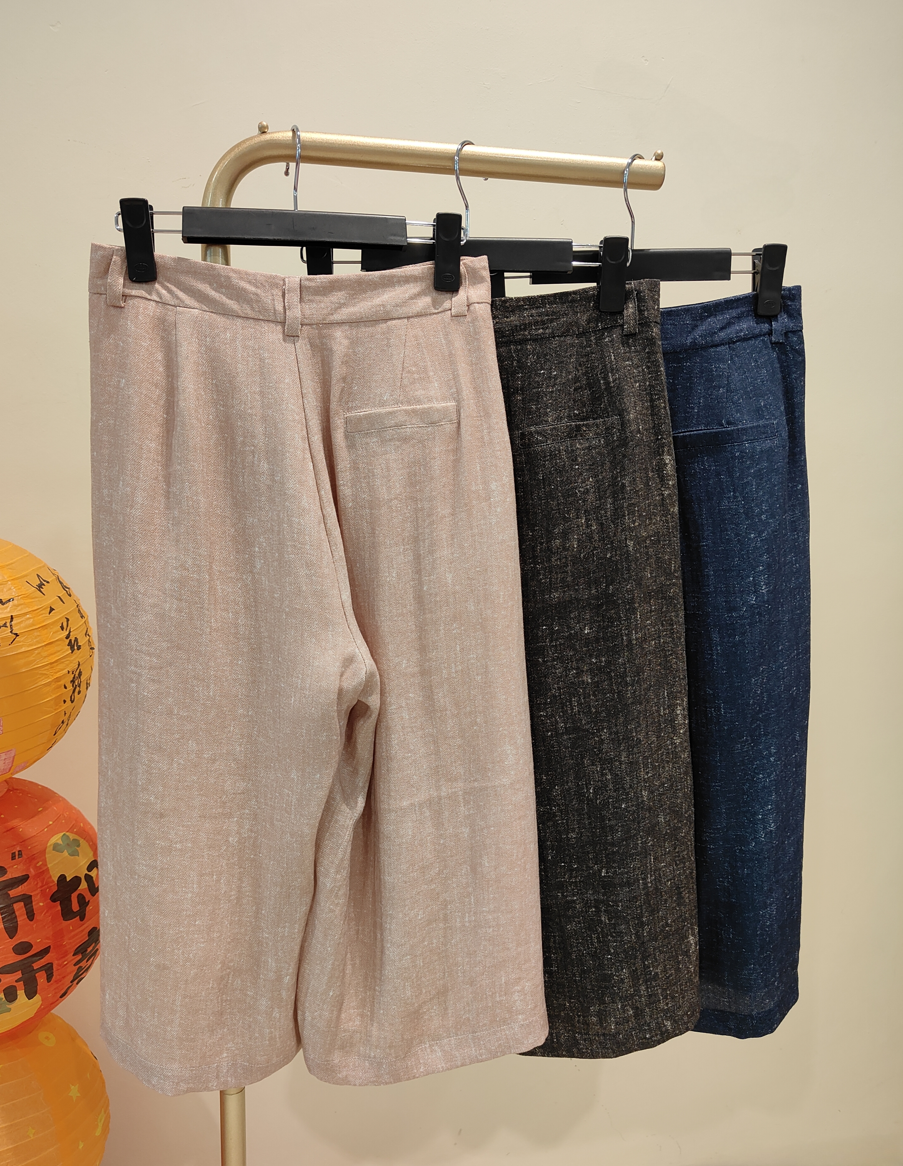 独家设计宽脚裤  1601