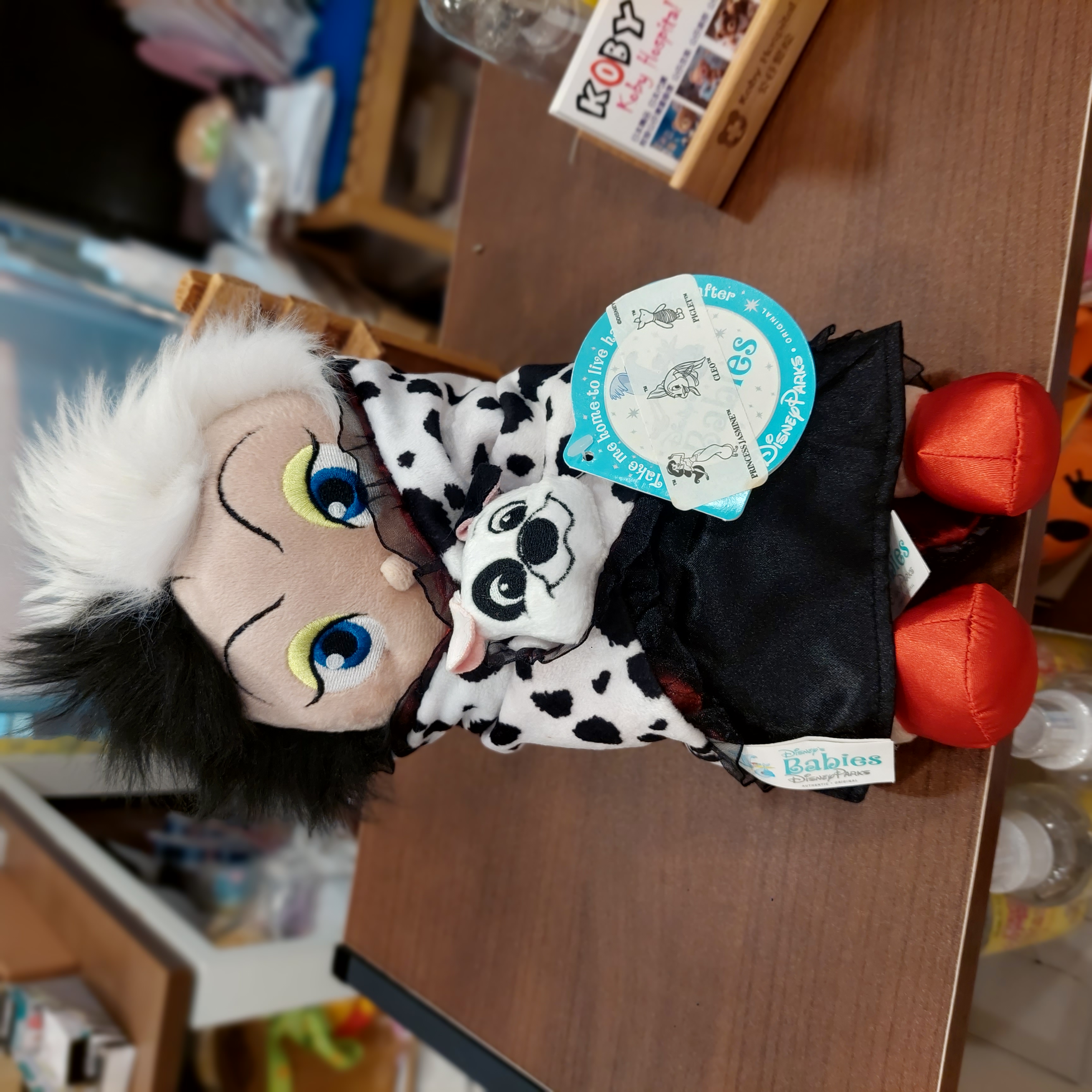 Disney 101 斑點狗 Baby Cruella 庫伊拉 公仔 10吋