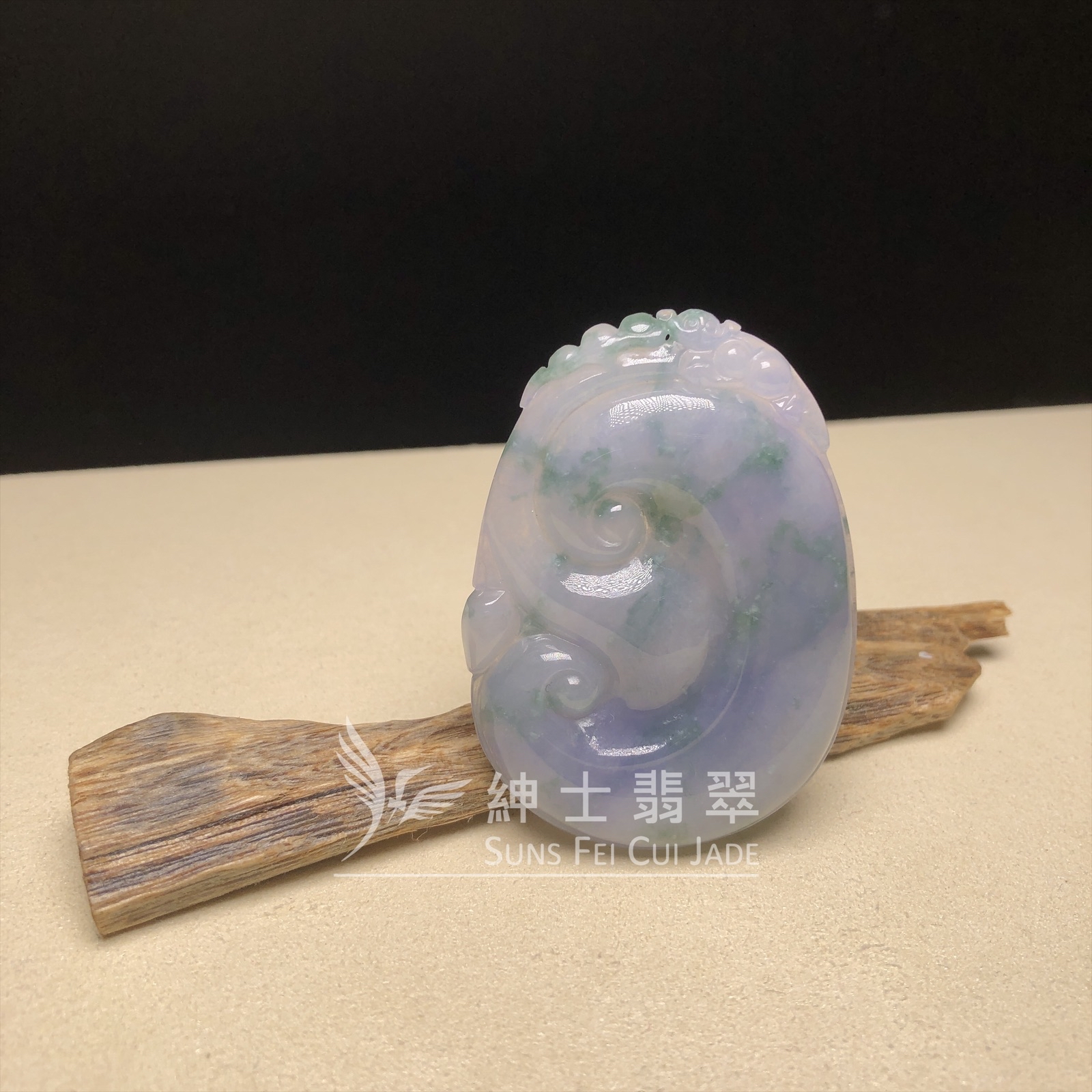 茄紫飄花如意 B08428