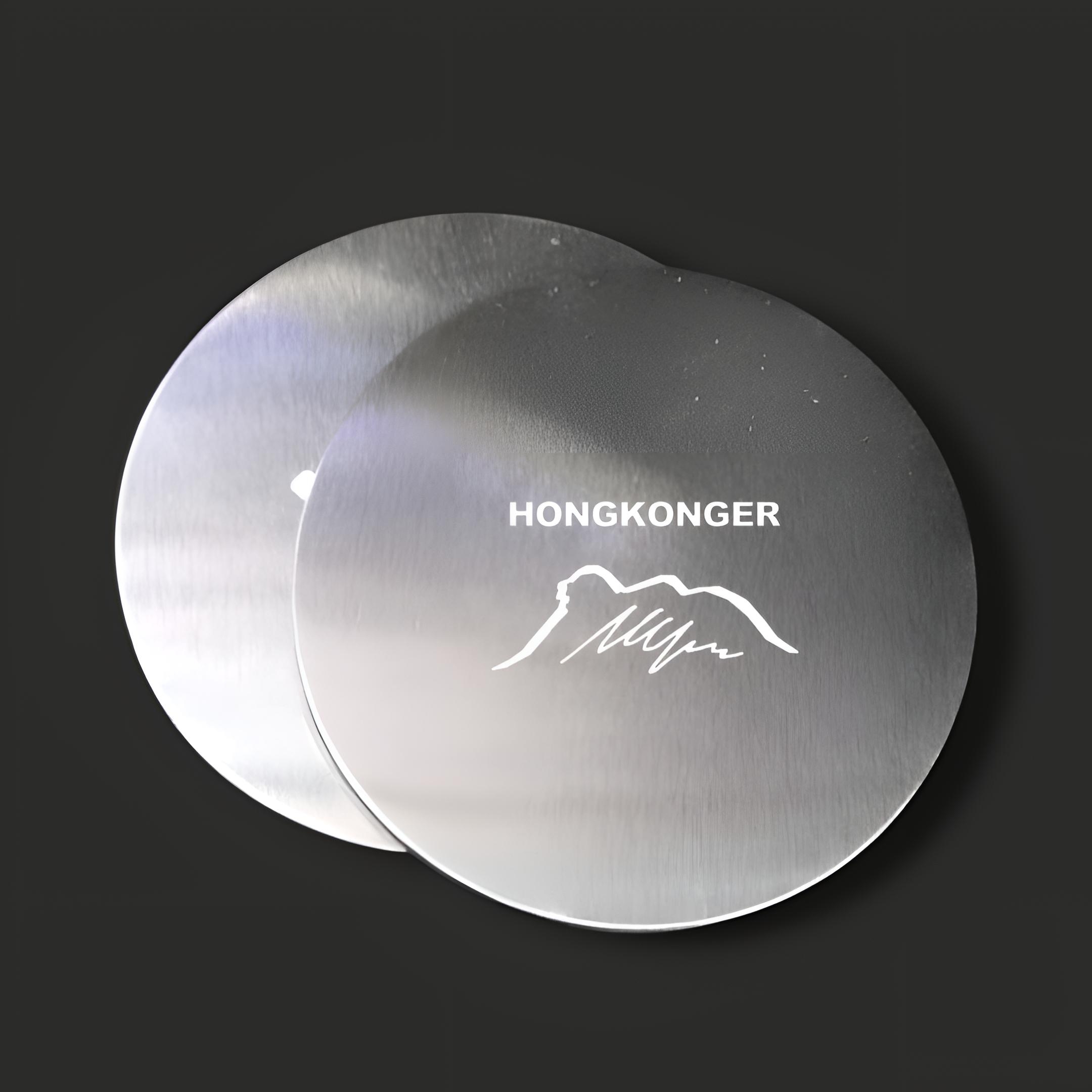 HONGKONGER 拉絲不鏽鋼杯墊 (防滑靜音版)