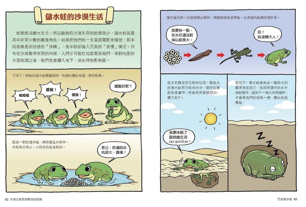 親子天下 達克比辦案11-荒漠救命蛙：沙漠生態系與動物的適應