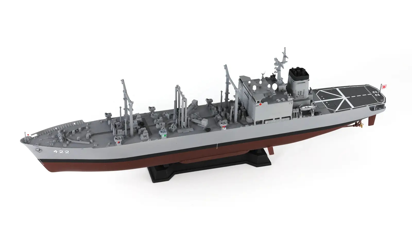 1/700 JMSDF Replenishment Ship AOE-422 Towada (with Flag/Nameplate Etched Parts)